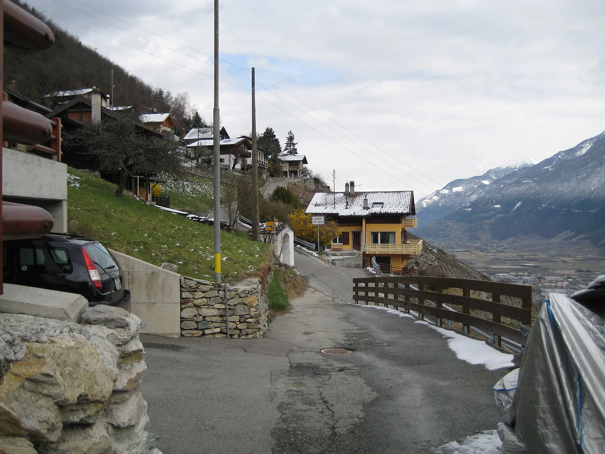 Photo showing: Sommet-Des-Vignes, localité de Martigny-Combe, Valais, Suisse