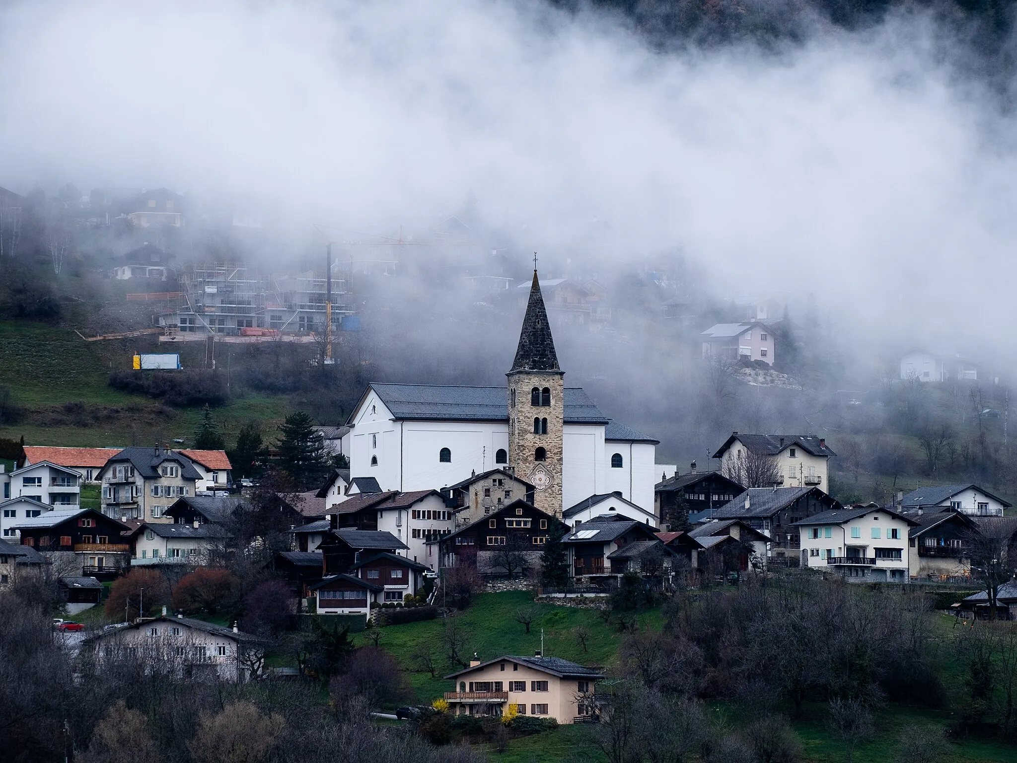 Photo showing: L'église de Saint-Romain à Ayent.