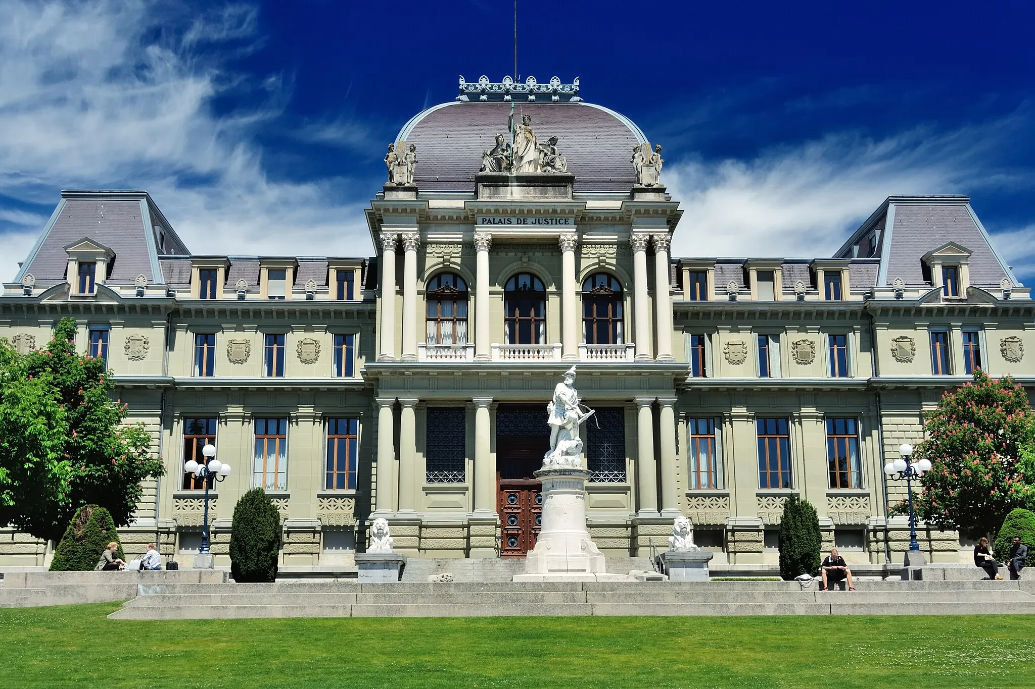 Photo showing: Palais de justice de Montbenon, Lausanne