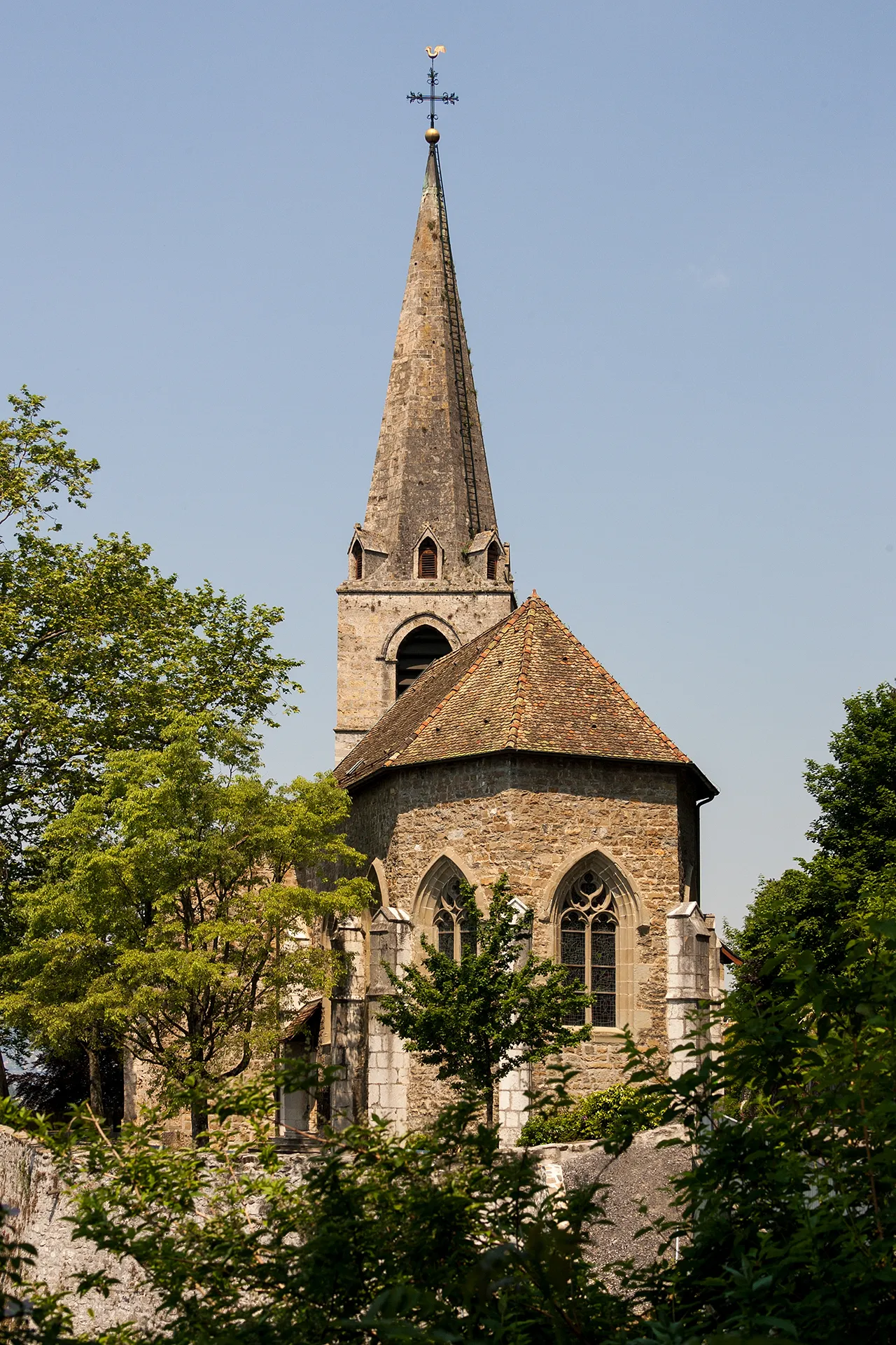 Photo showing: Stadtkirche Saint Vincent in Montreux (VD)