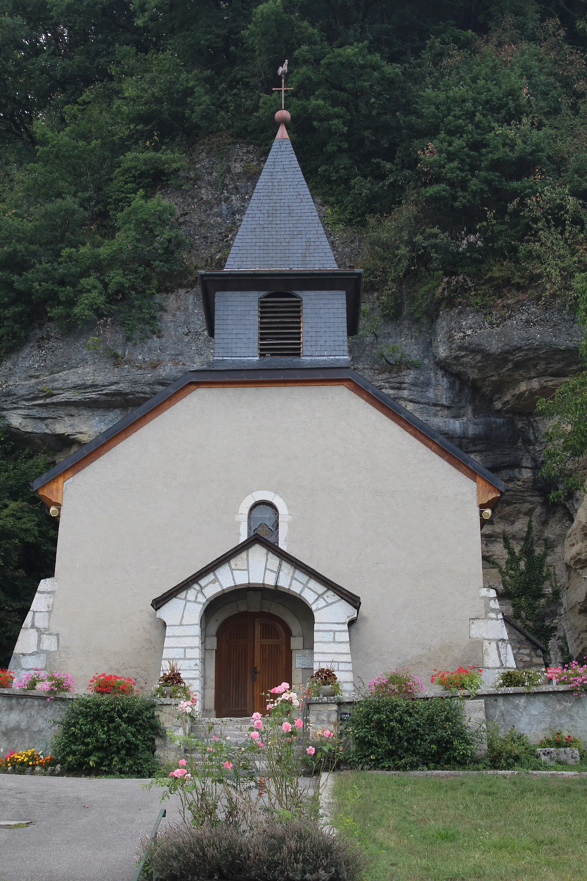 Photo showing: Église Saint-Germain de Saint-Germain-sur-Rhône.