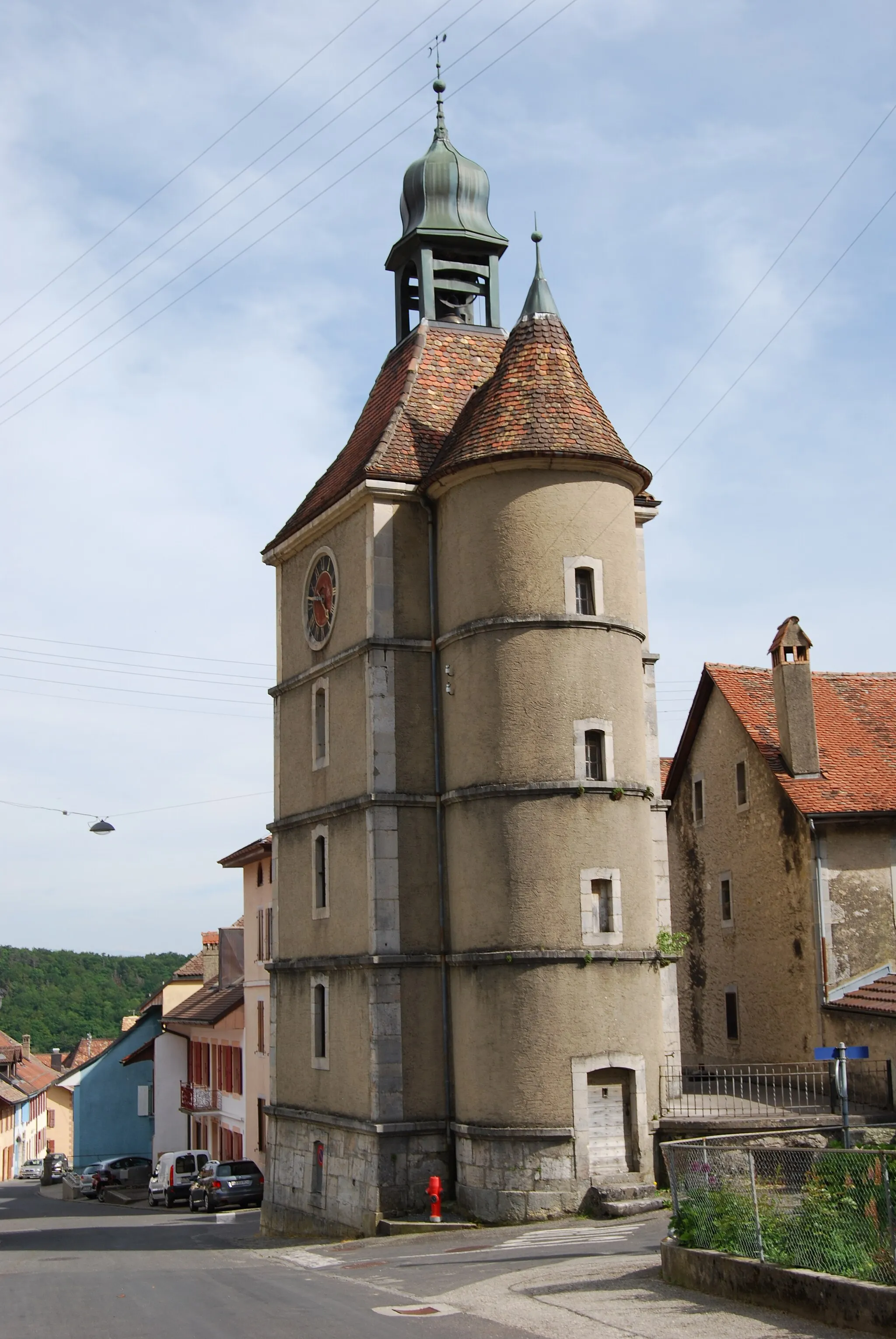 Photo showing: Beffroi Tower, Baulmes, canton of Vaud, Switzerland