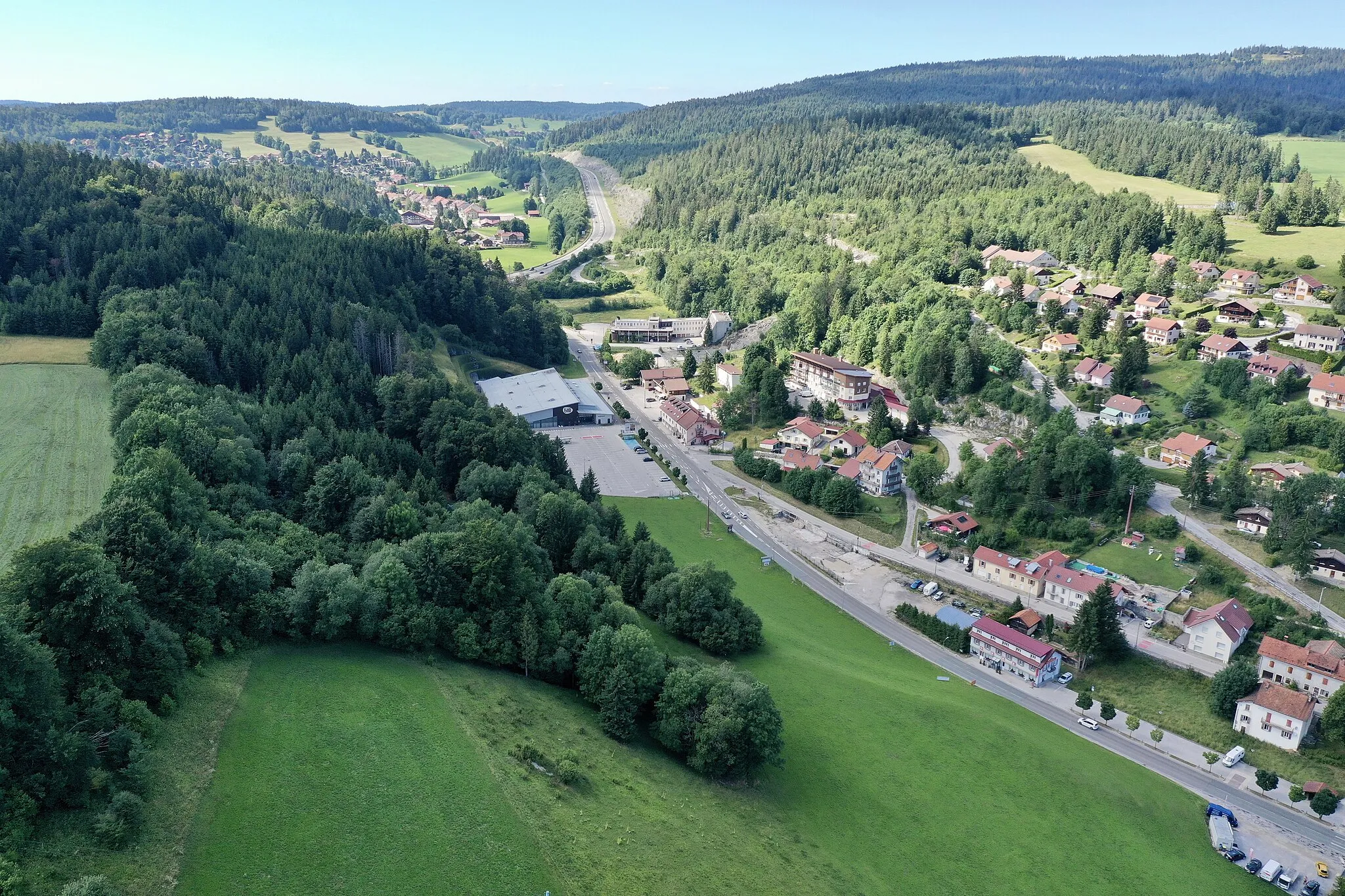 Photo showing: Die Paßstraße von Jougne