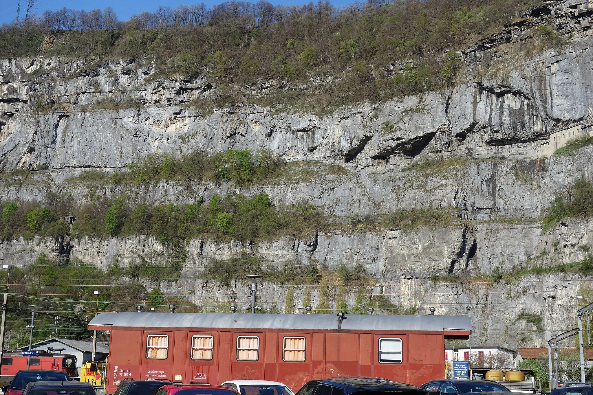 Photo showing: Fort du Scex, Saint-Maurice VS, Schweiz