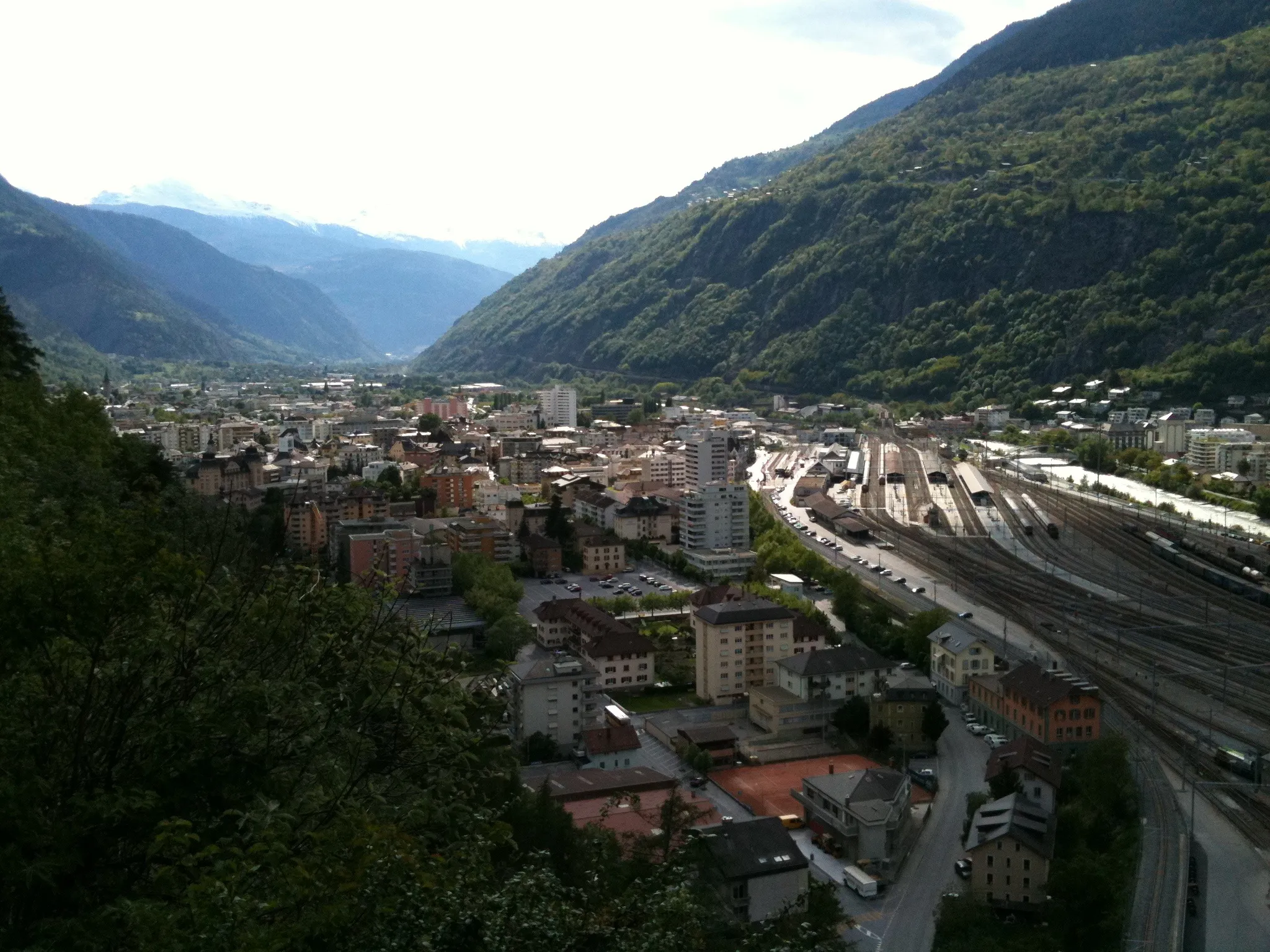 Photo showing: Brig im Oberwallis (von der Biela aus gesehen)