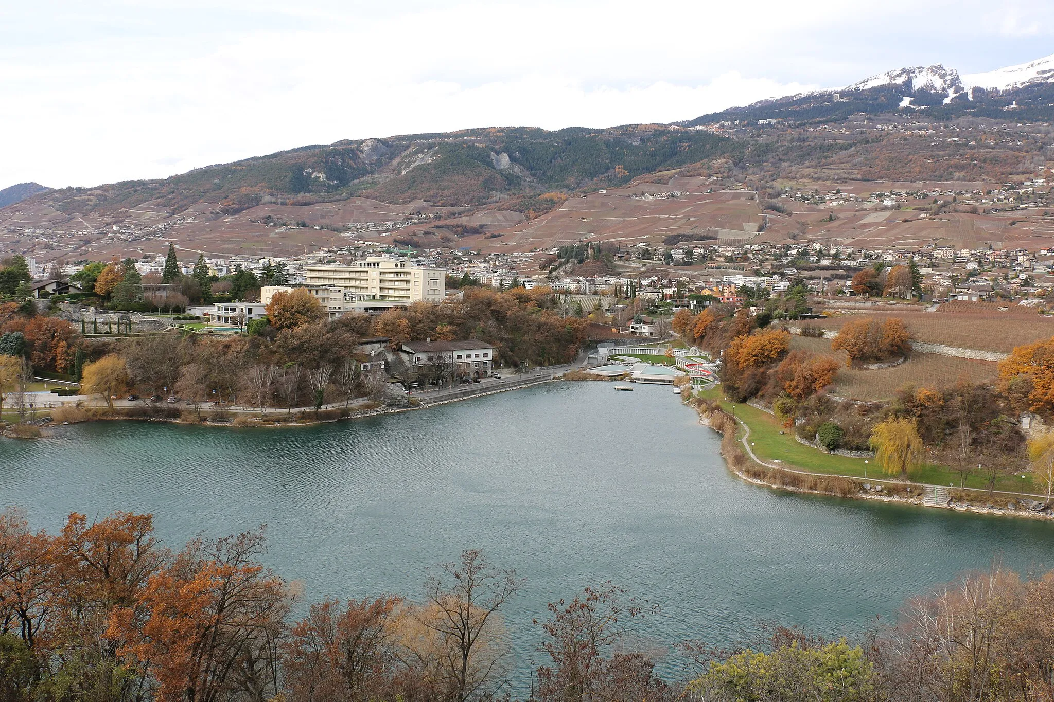 Photo showing: Lac de Géronde