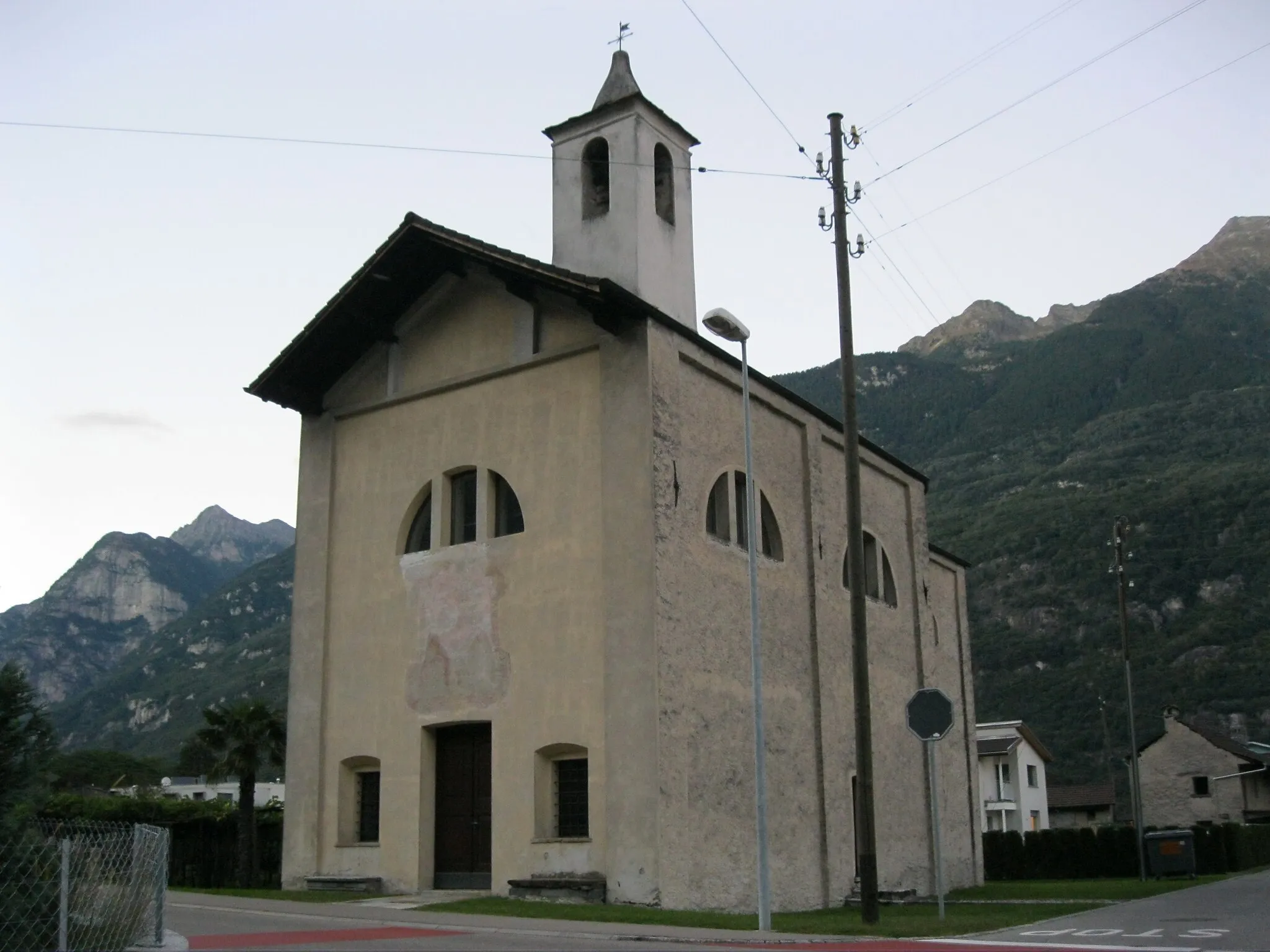 Photo showing: La chiesa della madonna della cintura di Preonzo/TI