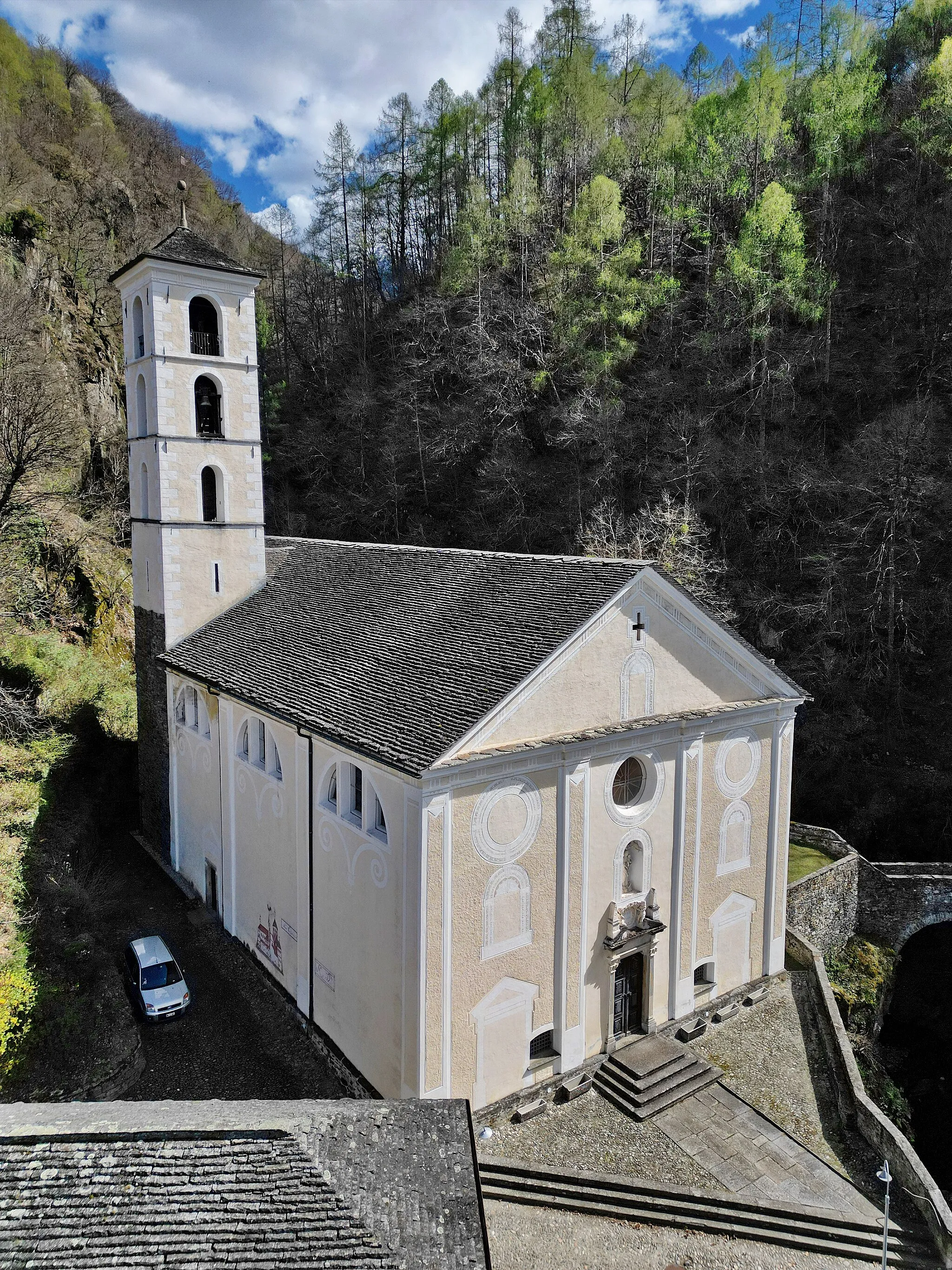 Photo showing: Roveredo - Church Madonna del Ponte Chiuso