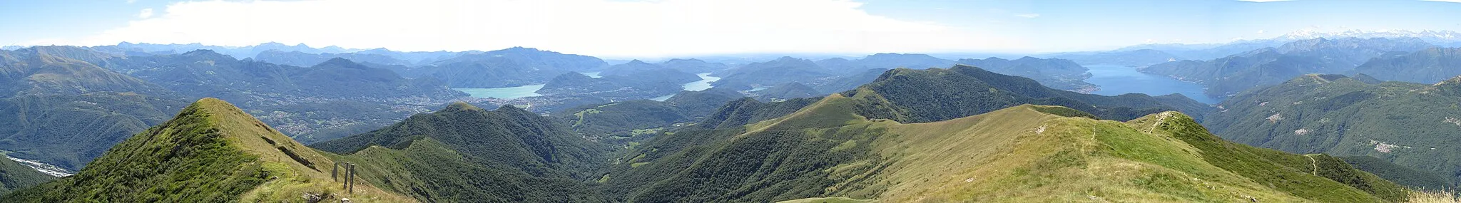 Photo showing: Panorama from mount Gradiccioli, Switzerland