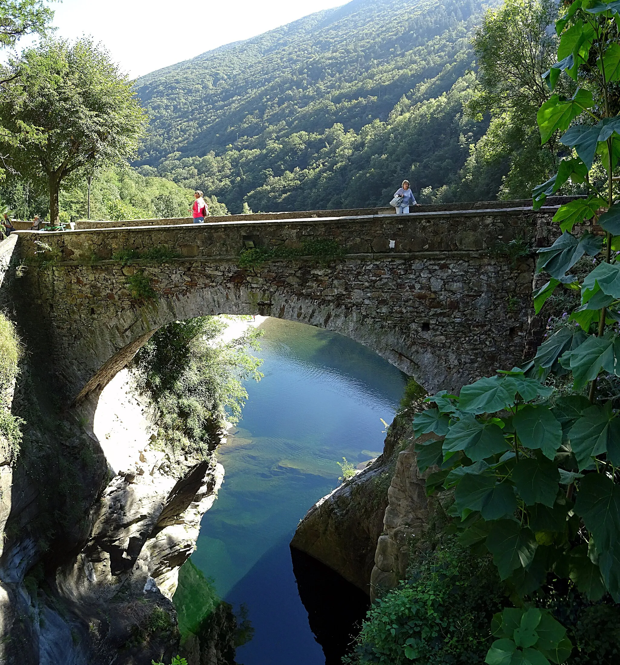 Photo showing: neue Brücke über die Sant Anna Schlucht im Valle Cannobina