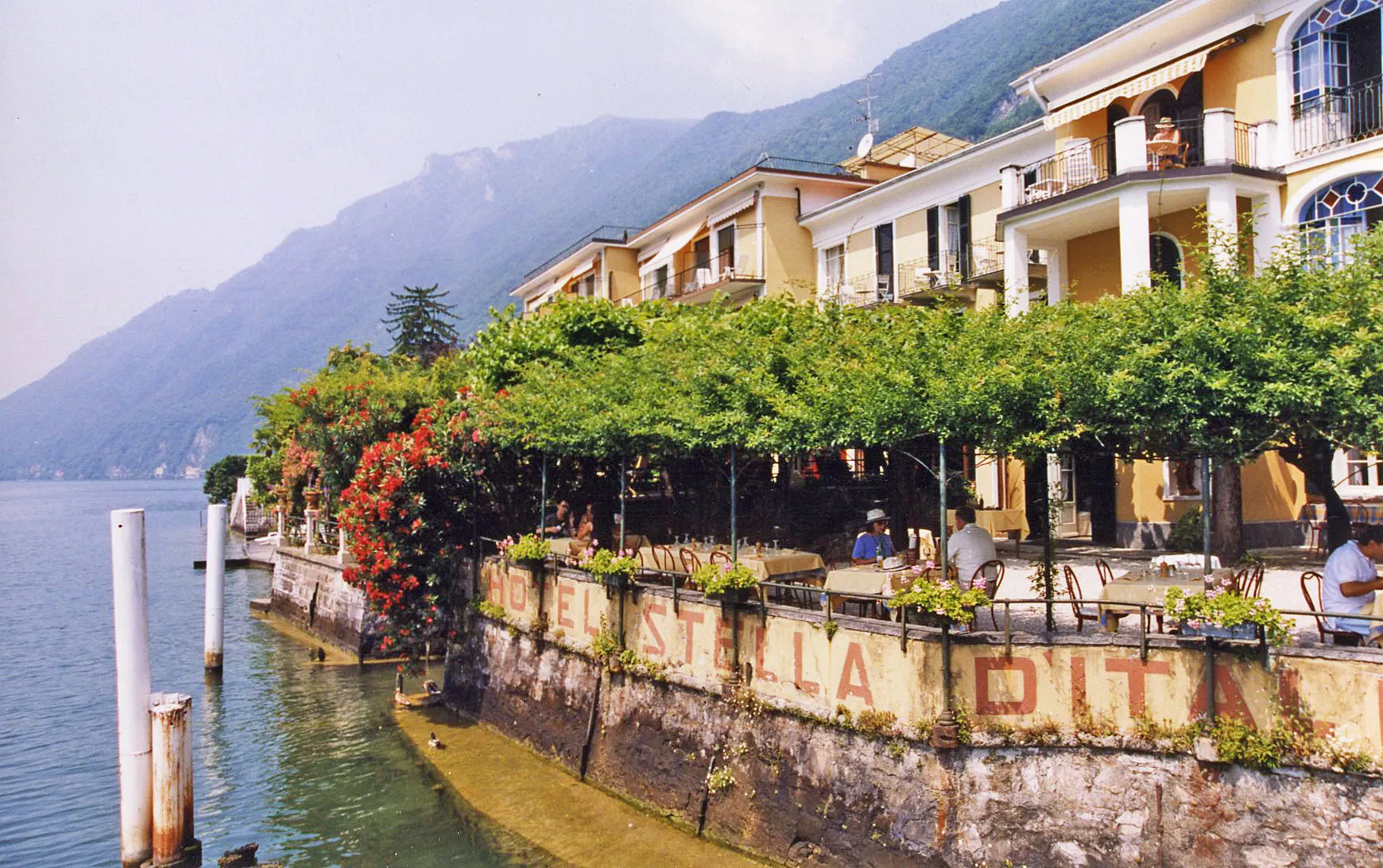 Photo showing: Stella d'Italia, Valsolda from Lake Lugano, Italy