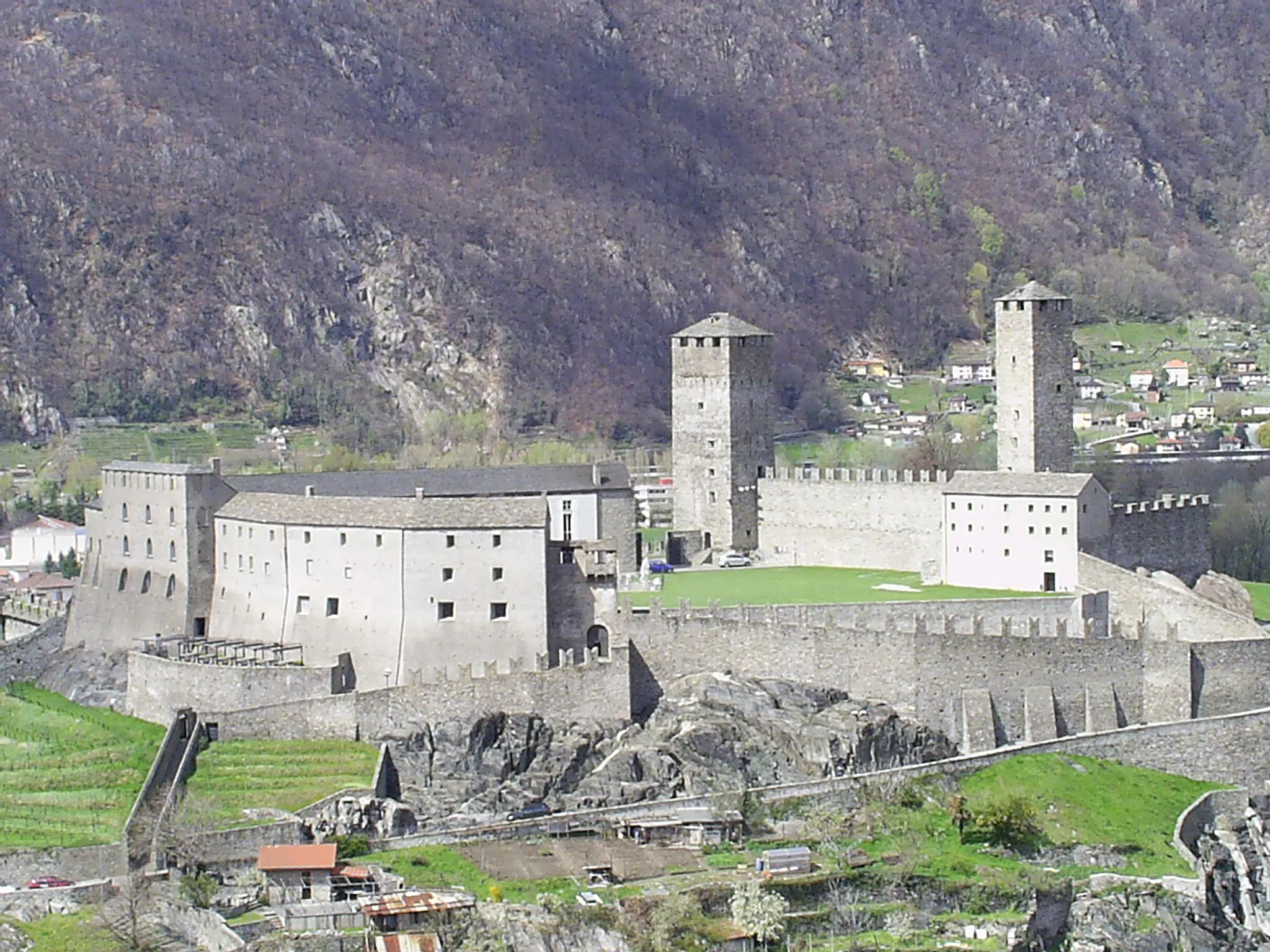 Photo showing: Château de Castelgrande