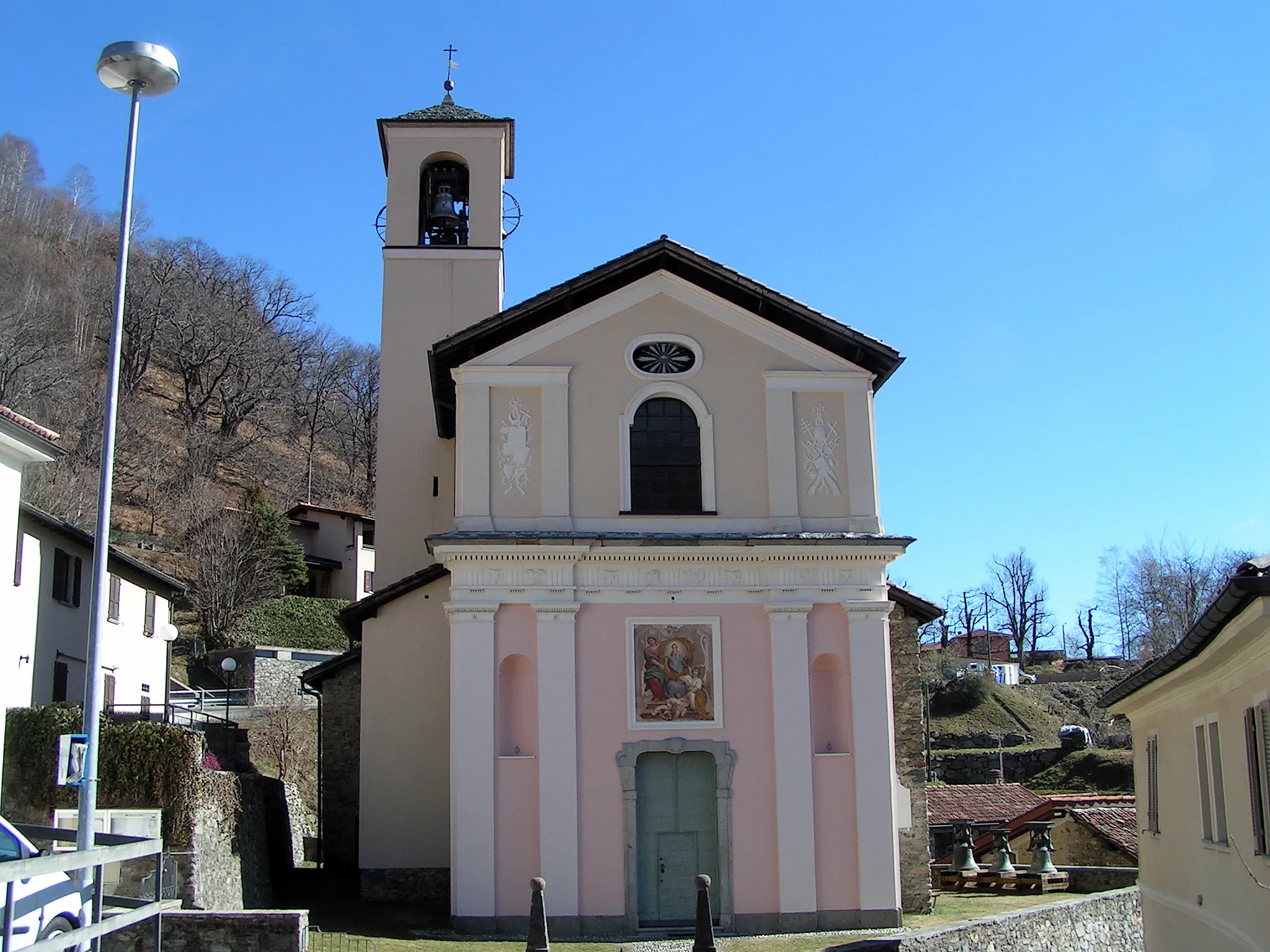 Photo showing: Chiesa di Sant'Agata a Mugena, frazione di Alto Malcantone