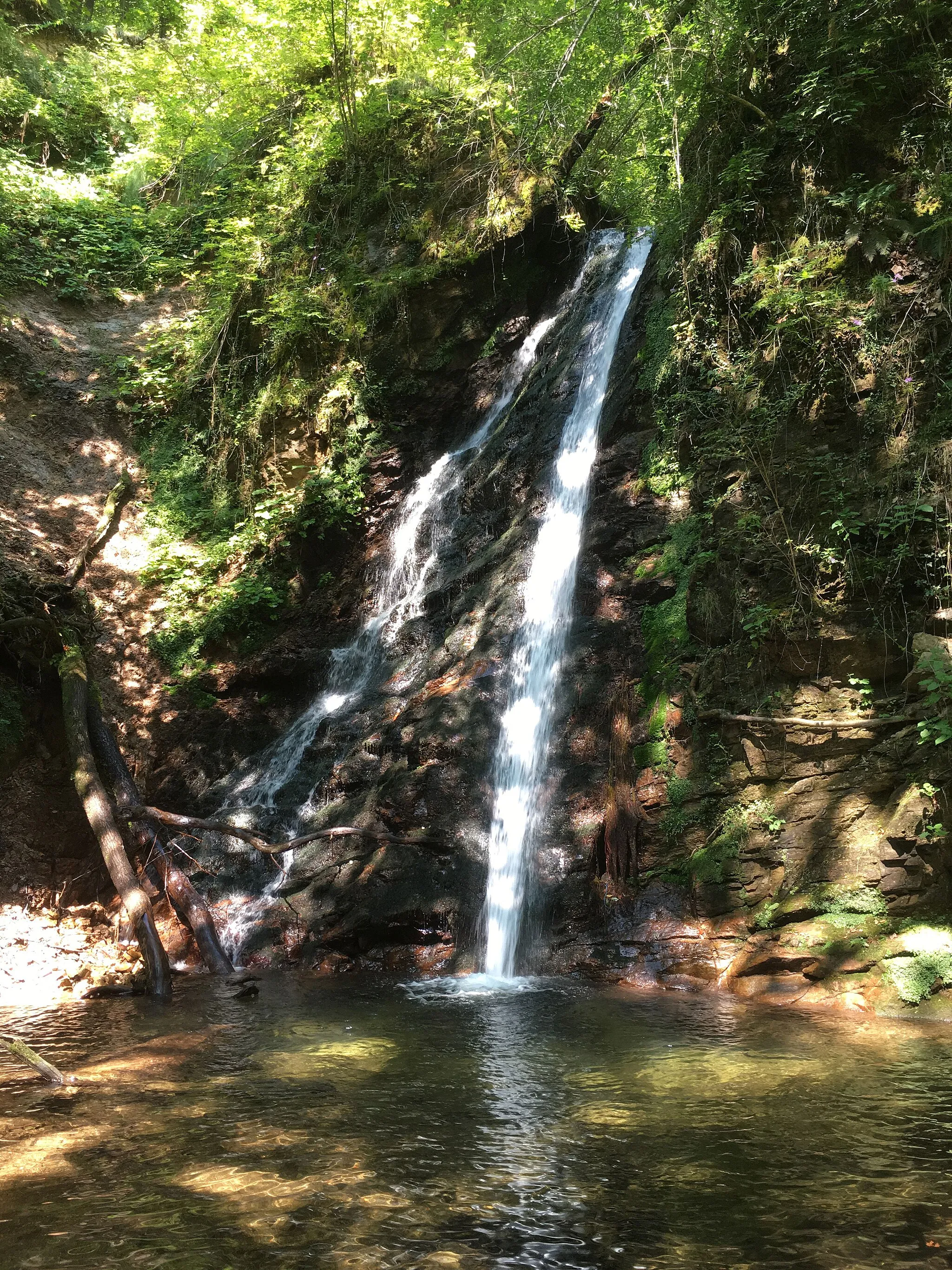 Photo showing: Wasserfall in der Lisoraschlucht bei Beredino.