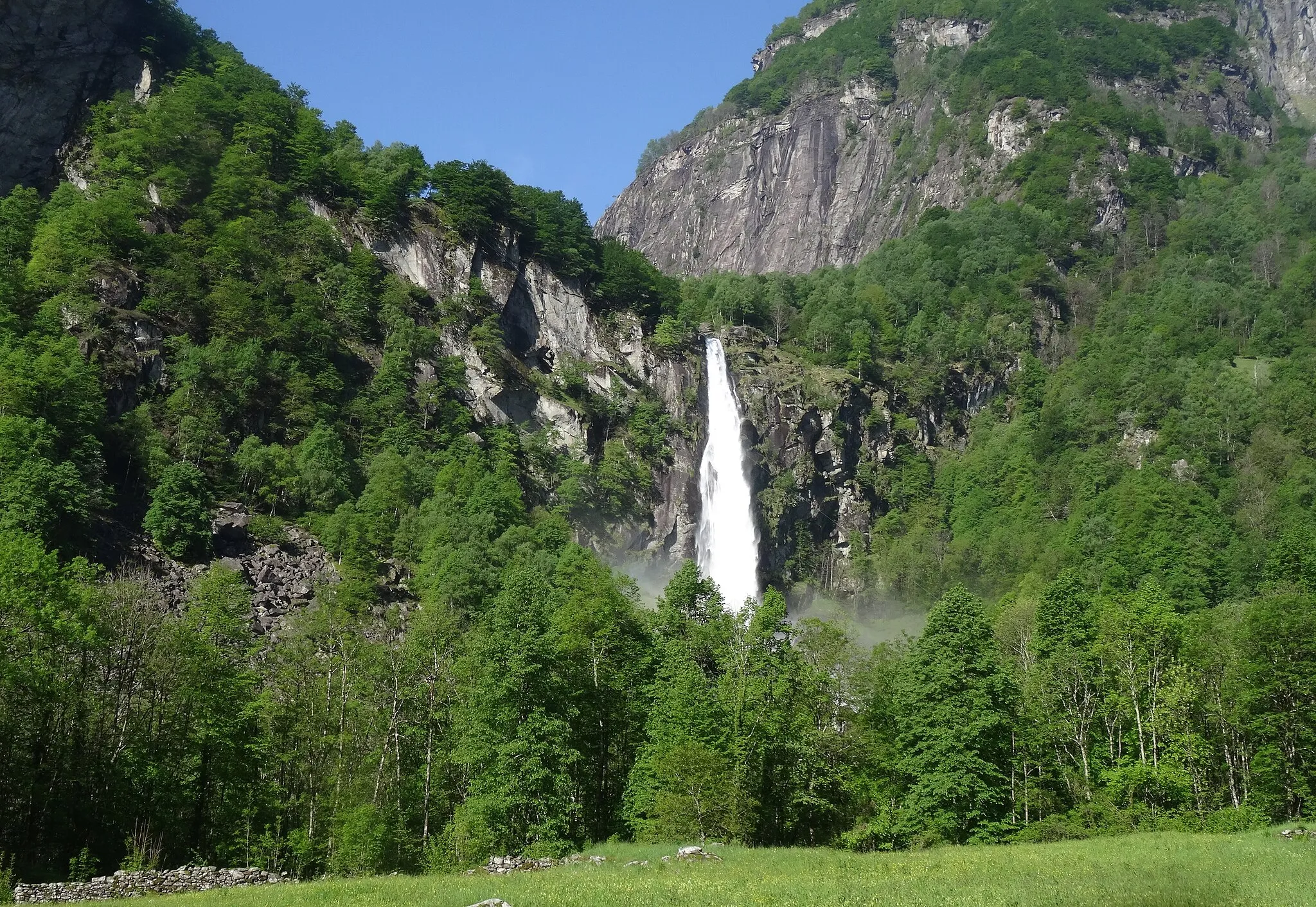 Photo showing: Wasserfall bei Foroglio