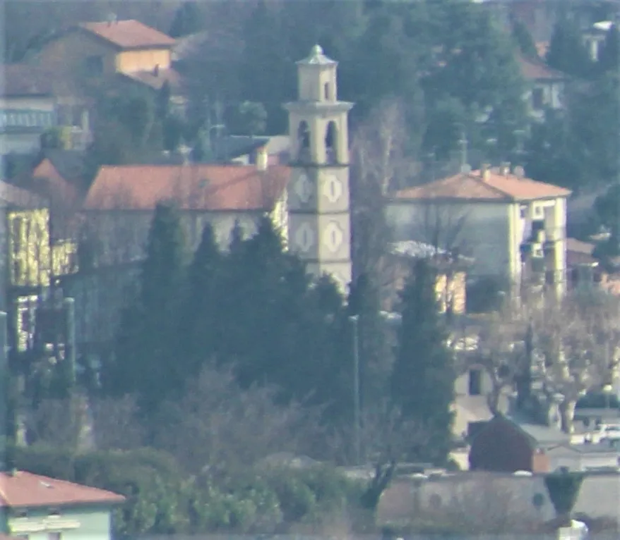 Photo showing: S. Martino (S. Anna) in Albiolo - view from Colle San Maffeo in Rodero