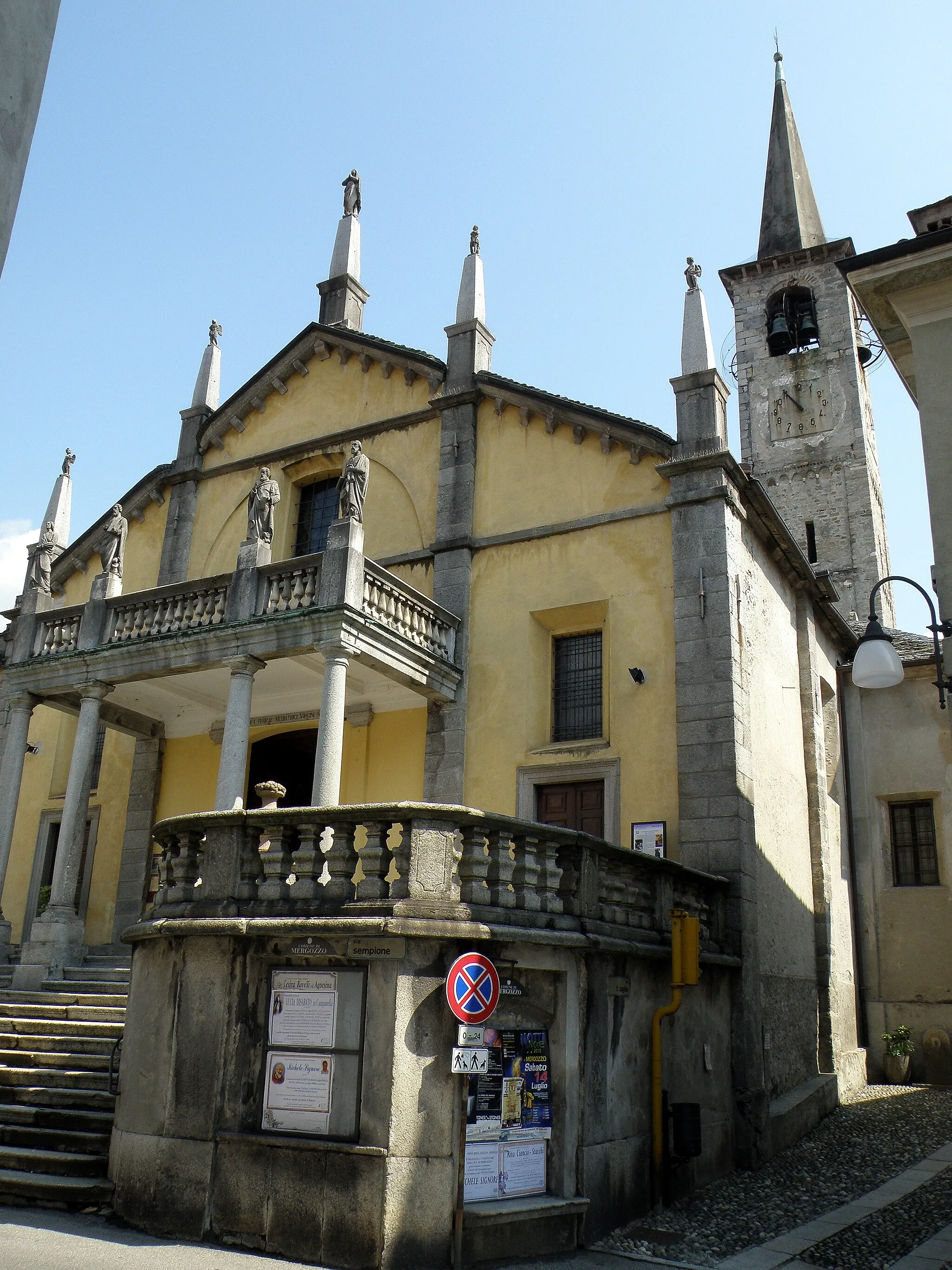 Photo showing: Mergozzo (VB). Chiesa Parrocchiale della Beata Vergine Assunta.