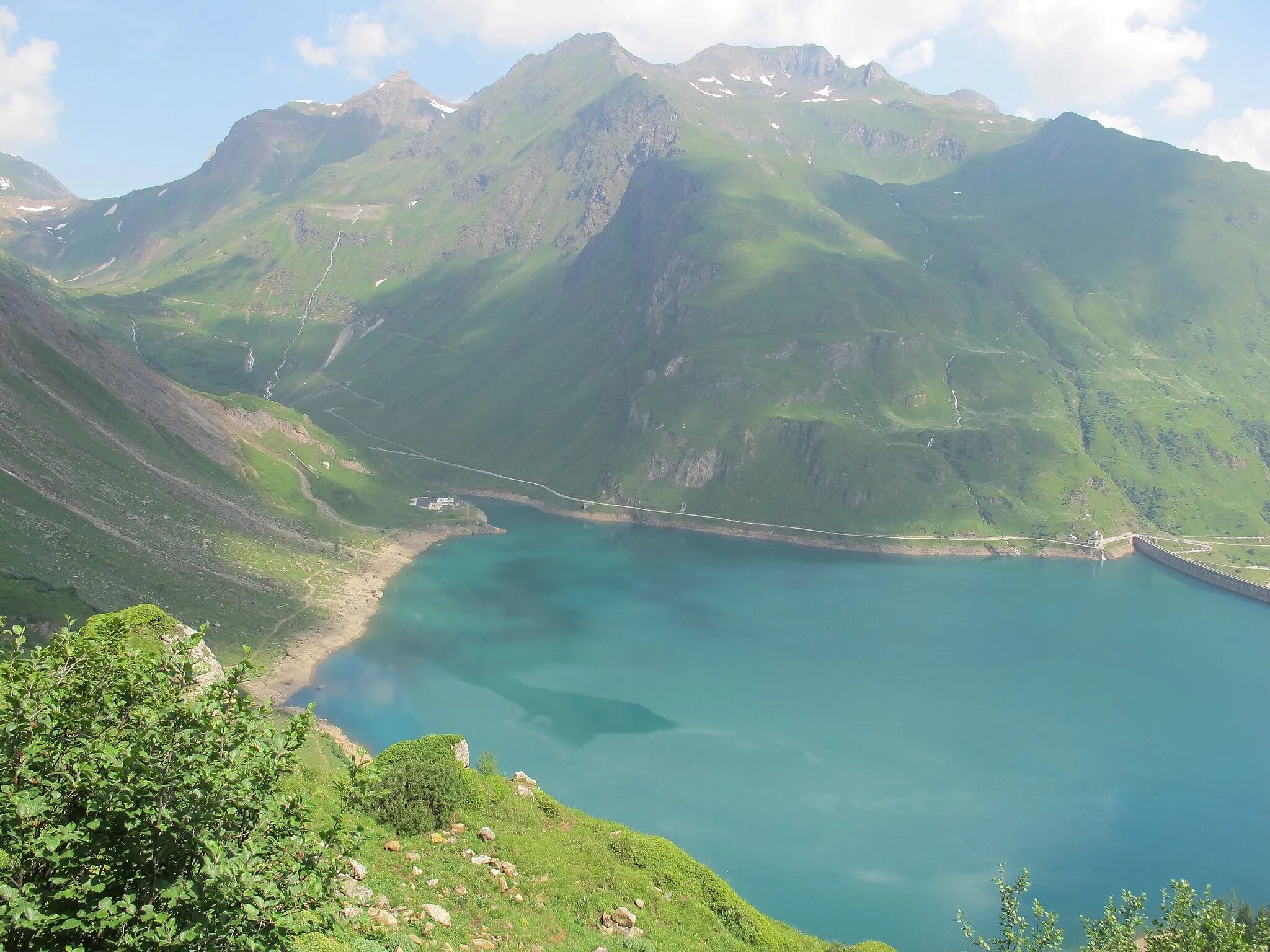 Photo showing: Vista dall'alto della it:Diga di Morasco