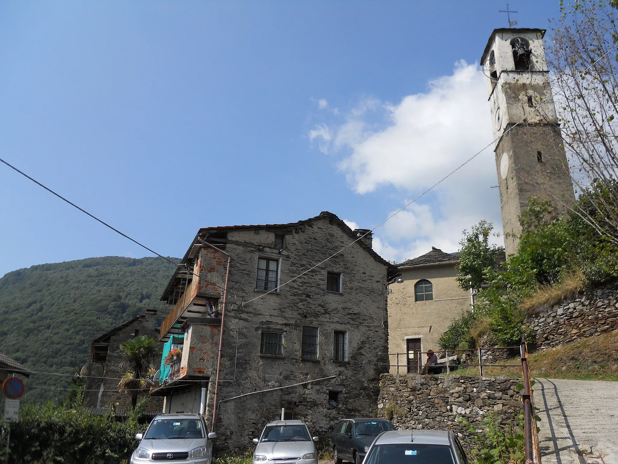 Photo showing: Il centro storico di Scareno, frazione di Aurano, in valle Intrasca (VB)