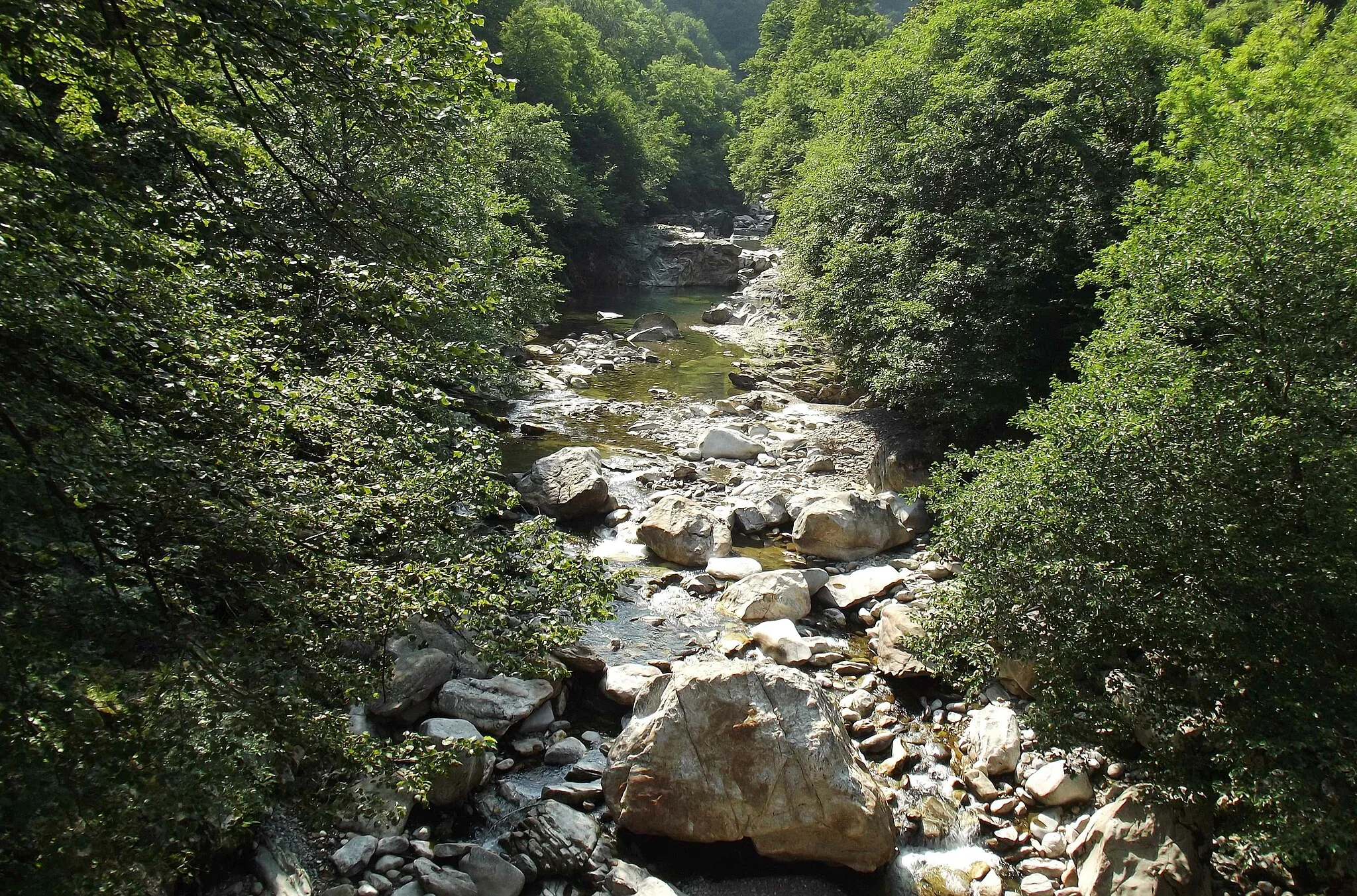 Photo showing: Strona creek near Loreglia (VCO)