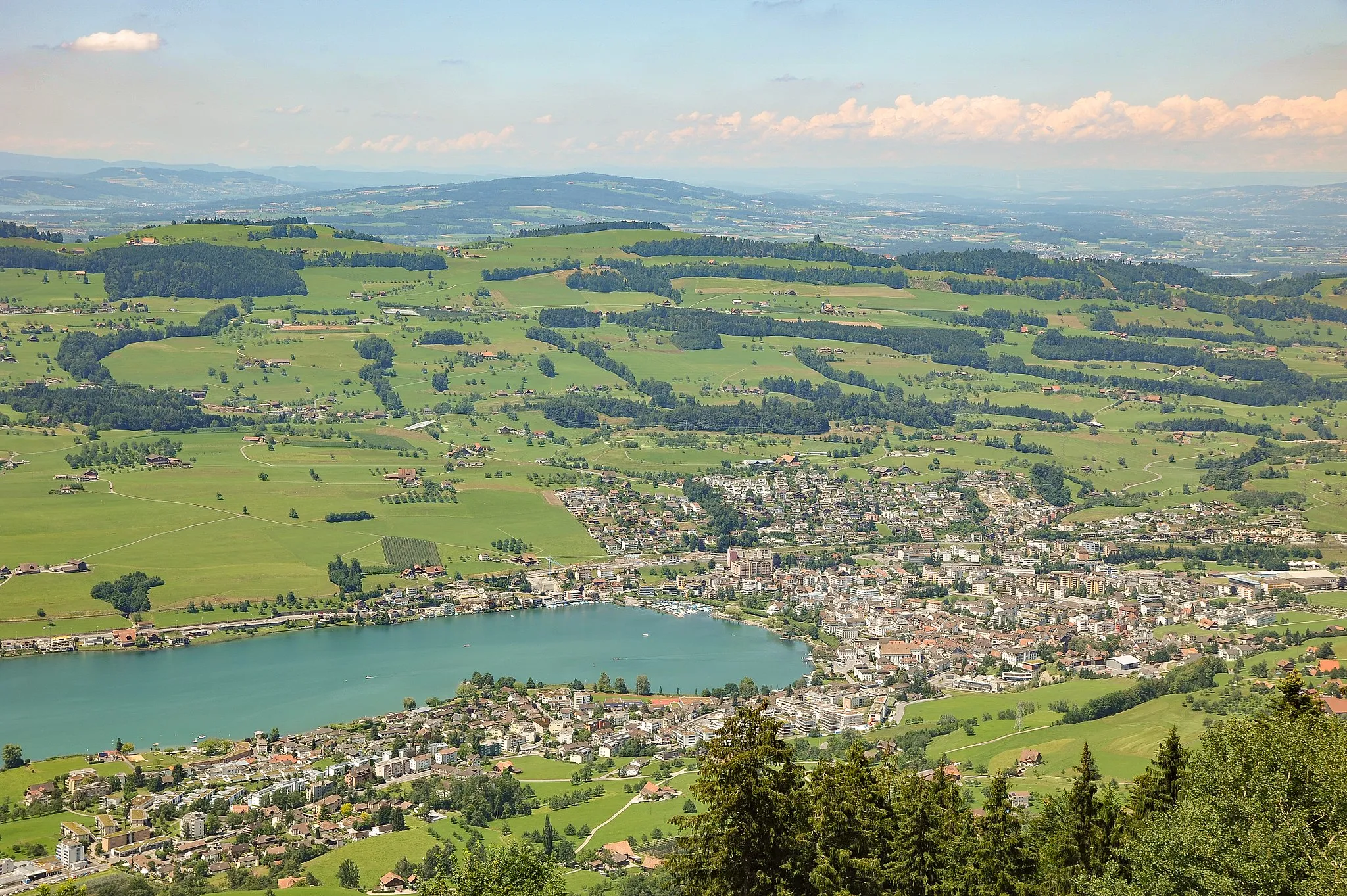 Photo showing: Küssnacht, von der Seebodenalp aus aufgenommen