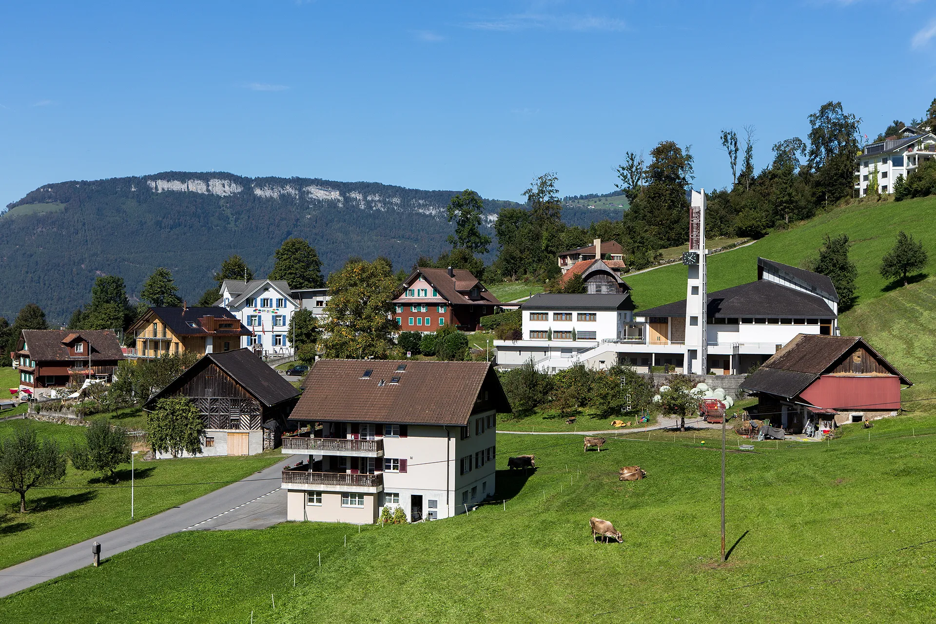 Photo showing: Dorfzentrum von Büren (Oberdorf NW)