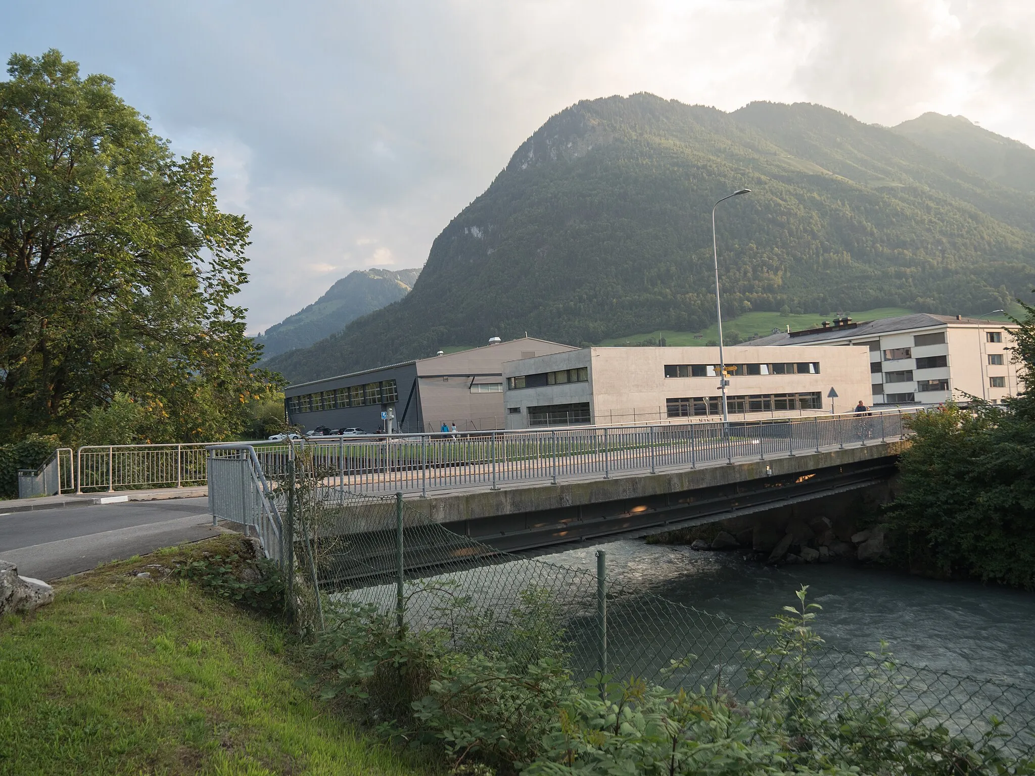 Photo showing: Kasernenstrasse Road Bridge over the Engelberger Aa, Oberdorf, Canton of Nidwalden, Switzerland