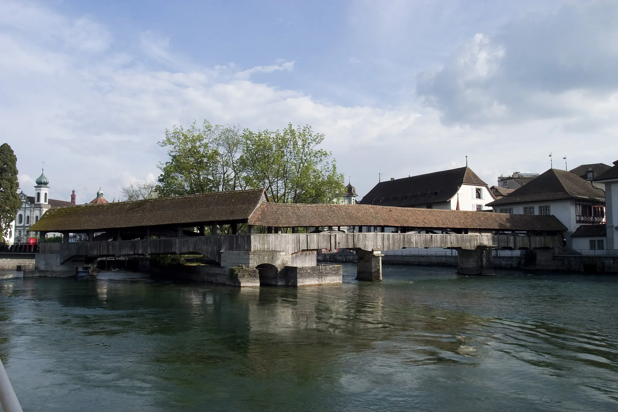 Photo showing: Spreuerbrücke in Luzern, 2007.