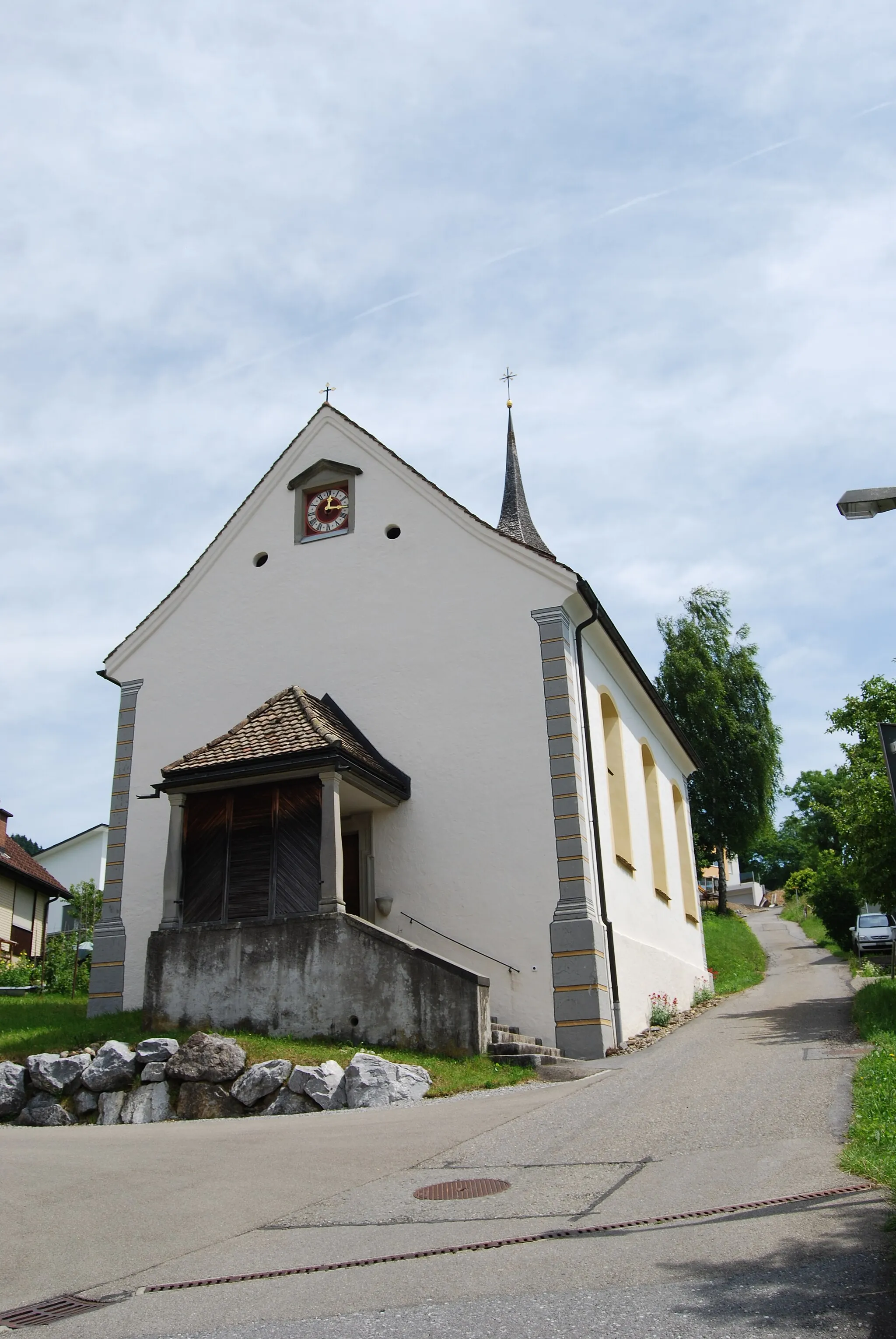 Photo showing: Chapel St. Ursula at Rüeterswil, municipality of St. Gallenkappel, canton of St. Gallen, Switzerland