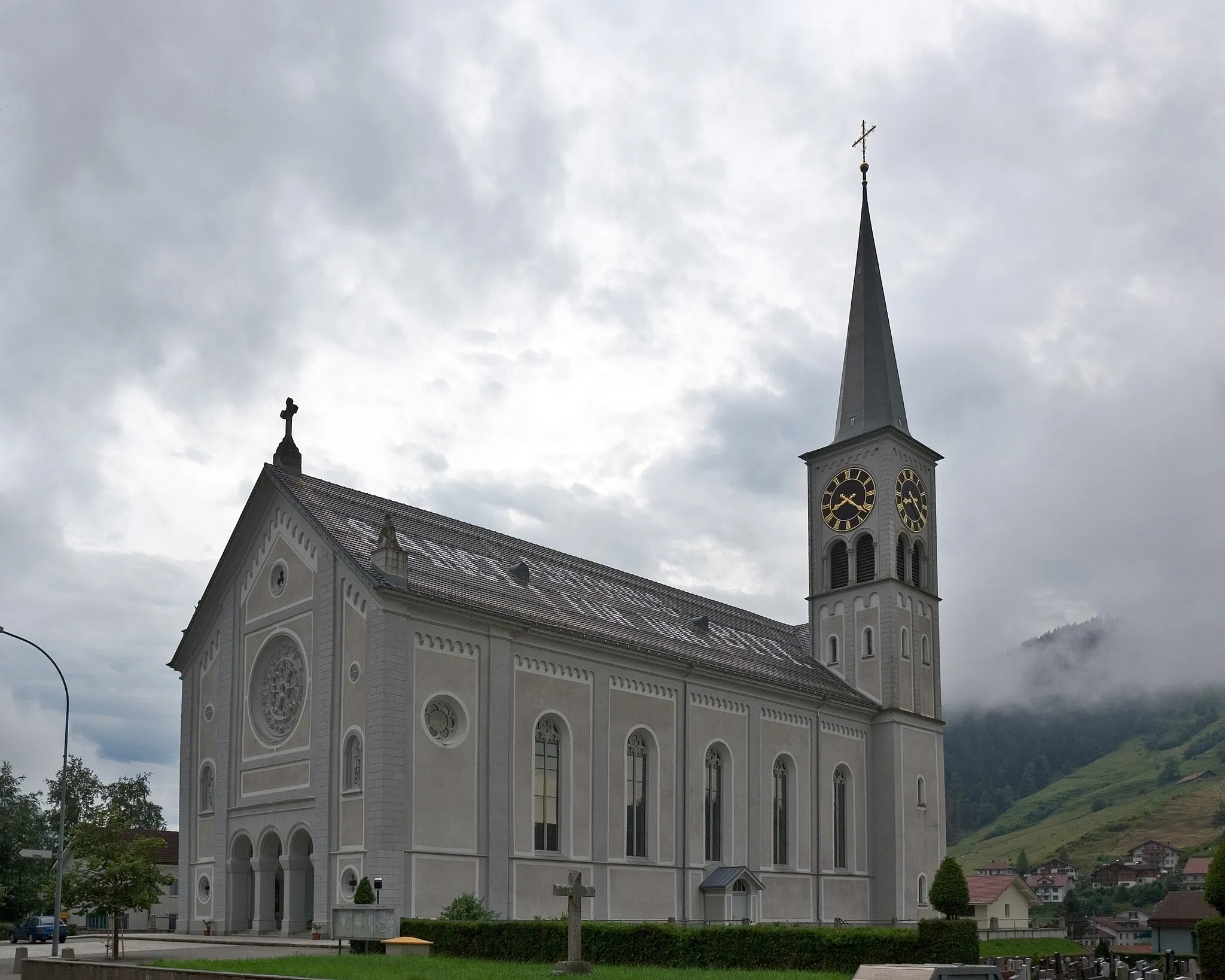 Photo showing: Die Pfarrkirche von Rothenthurm