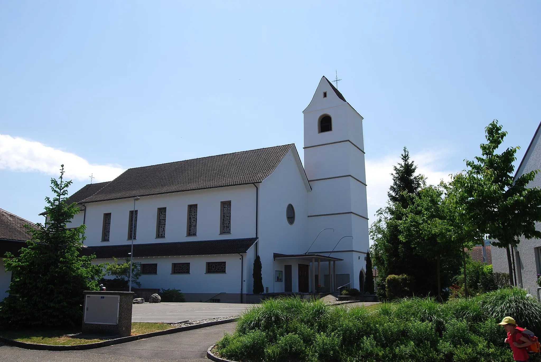 Photo showing: Catholic church of Obergösgen, canton of Solothurn, Switzerland