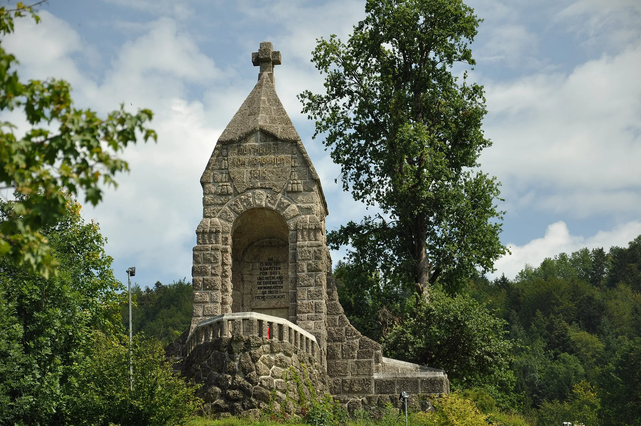 Photo showing: Morgarten Schlachtdenkmal