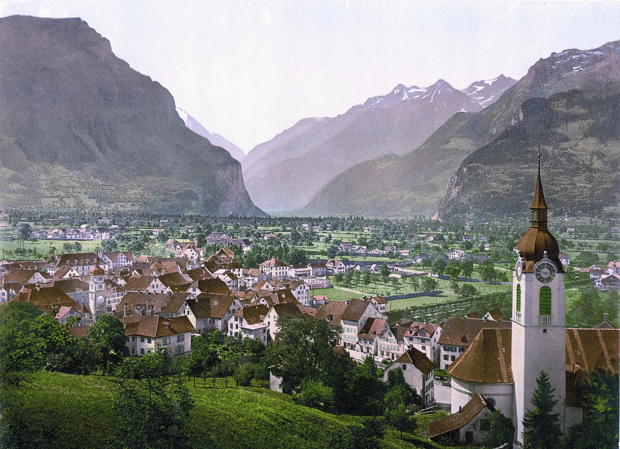 Photo showing: Altdorf um 1900.