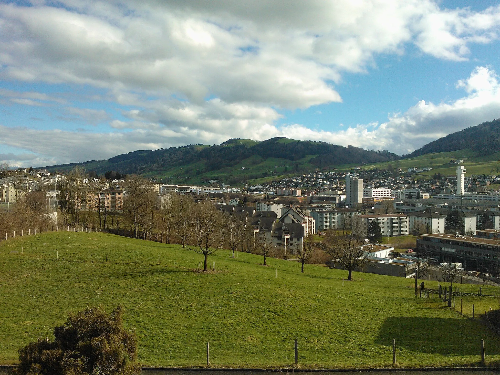 Photo showing: Sicht auf Buchrain, Ebikon, Dierikon und Root
(Aufnahme aus Buchrain)