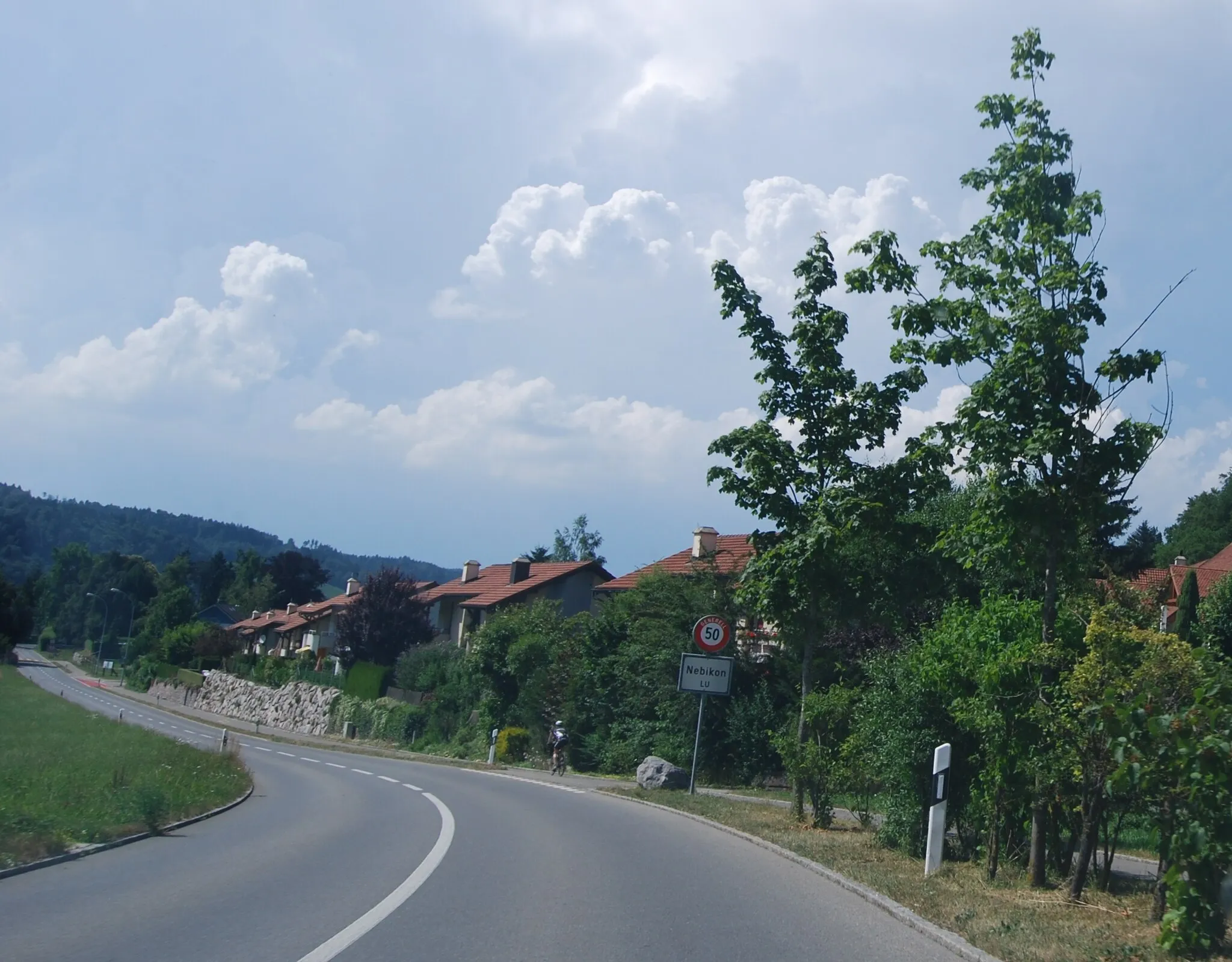 Photo showing: Village entry of Nebikon, canton of Luzern, Switzerland