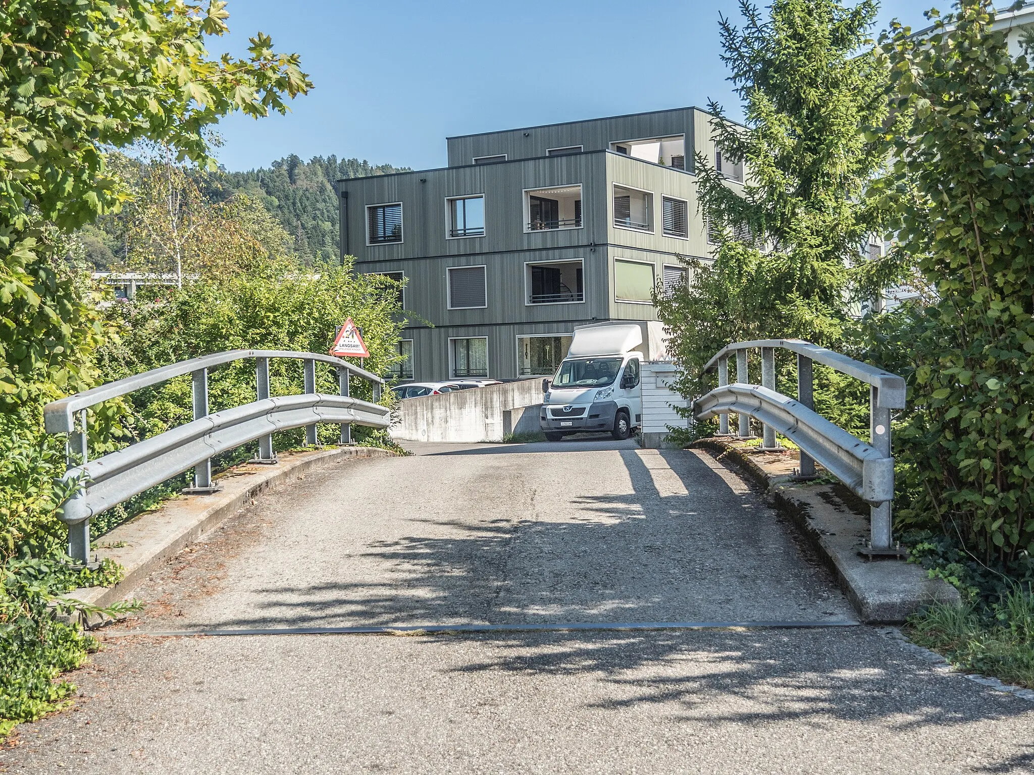 Photo showing: Road Bridge over the Luthern River, Nebikon, Canton of Lucerne, Switzerland