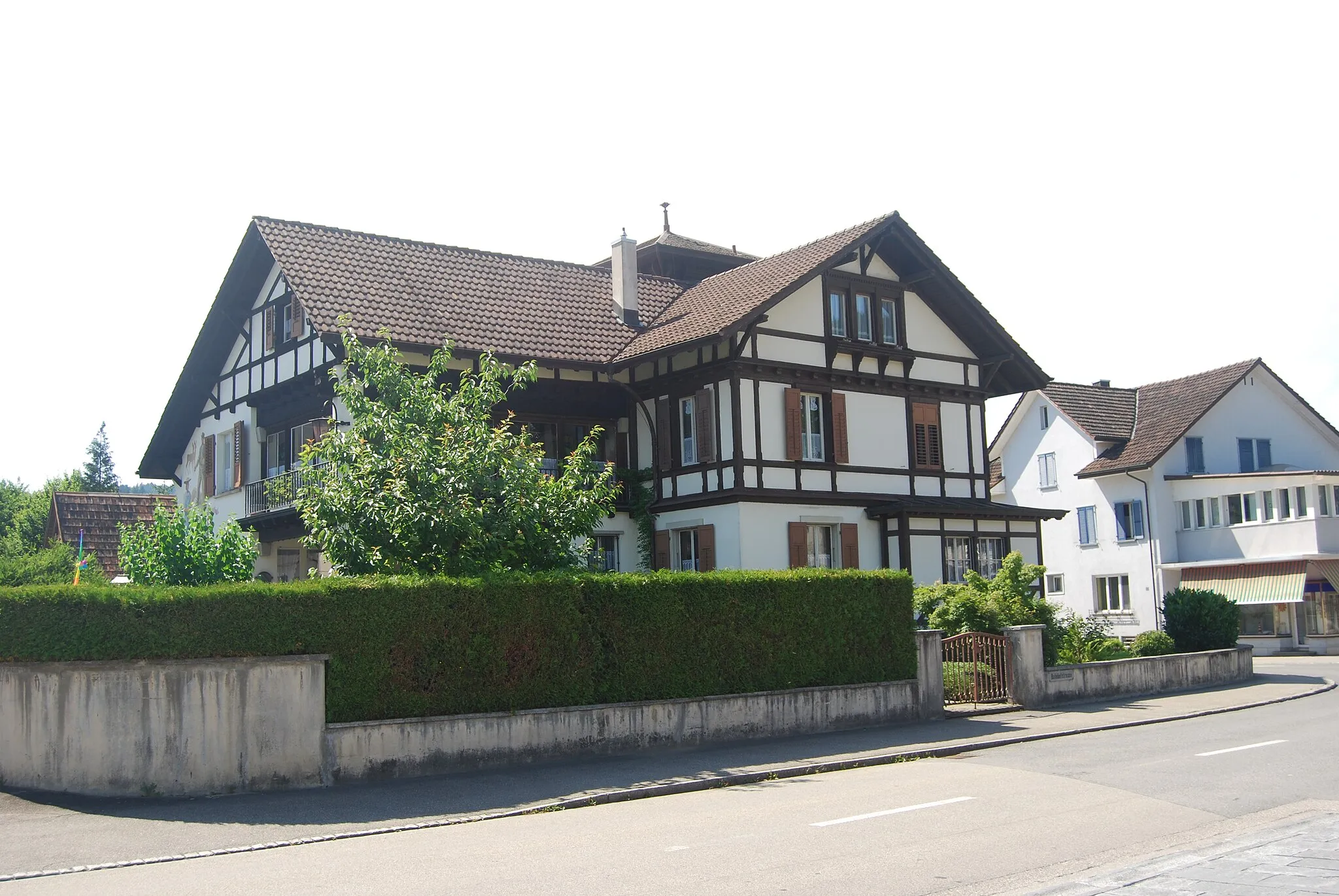 Photo showing: Timber framing house at Nebikon, canton of Luzern, Switzerland