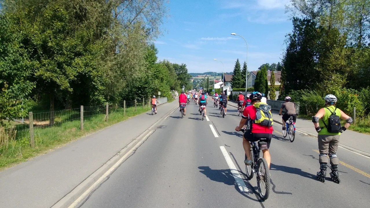 Photo showing: Slowup Sempachersee 2013. Photo taken at Sempach