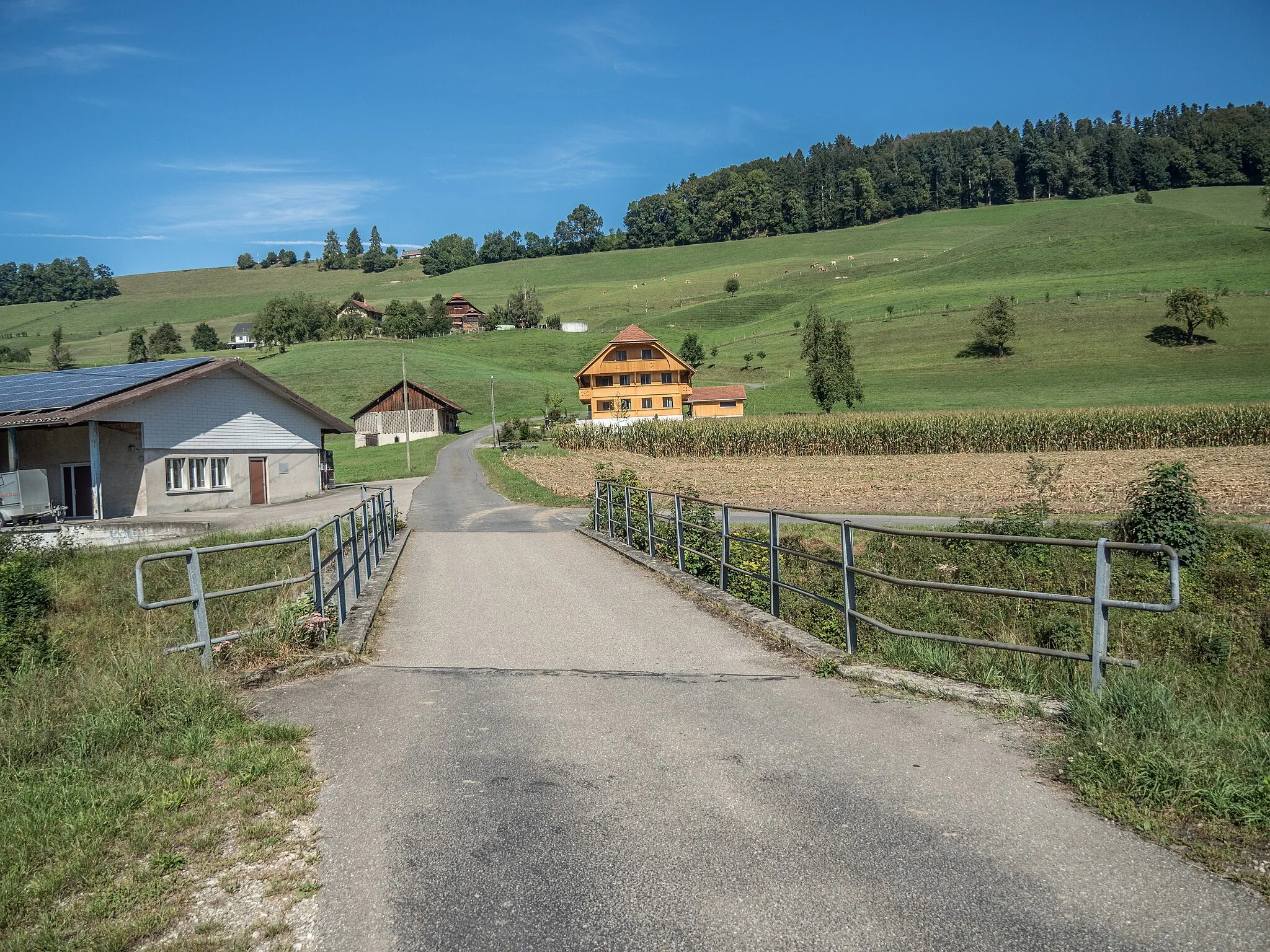 Photo showing: Road Bridge over the Luthern River, Zell, Canton of Lucerne, Switzerland