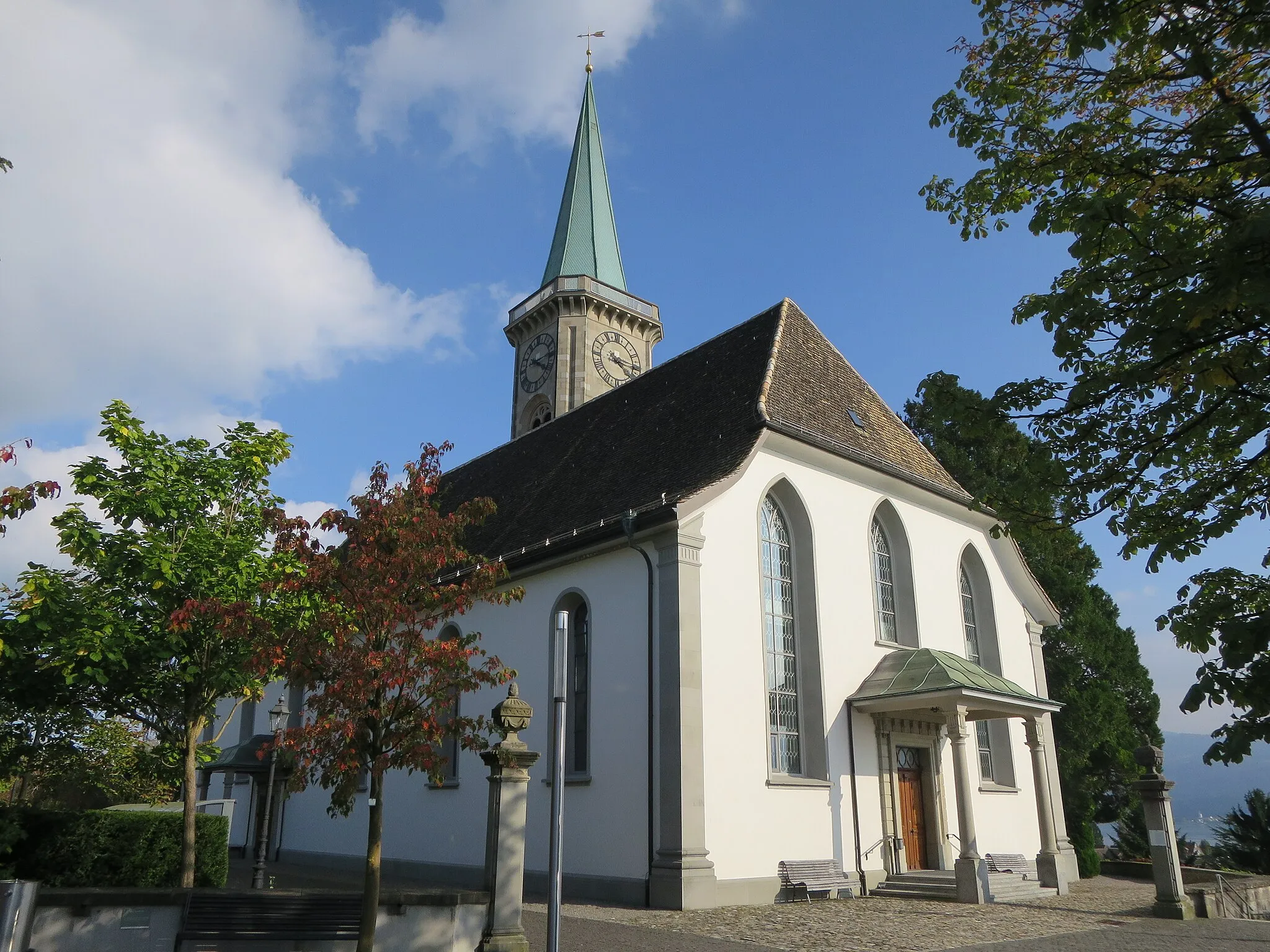 Photo showing: Reformierte Kirche Stäfa von Norden