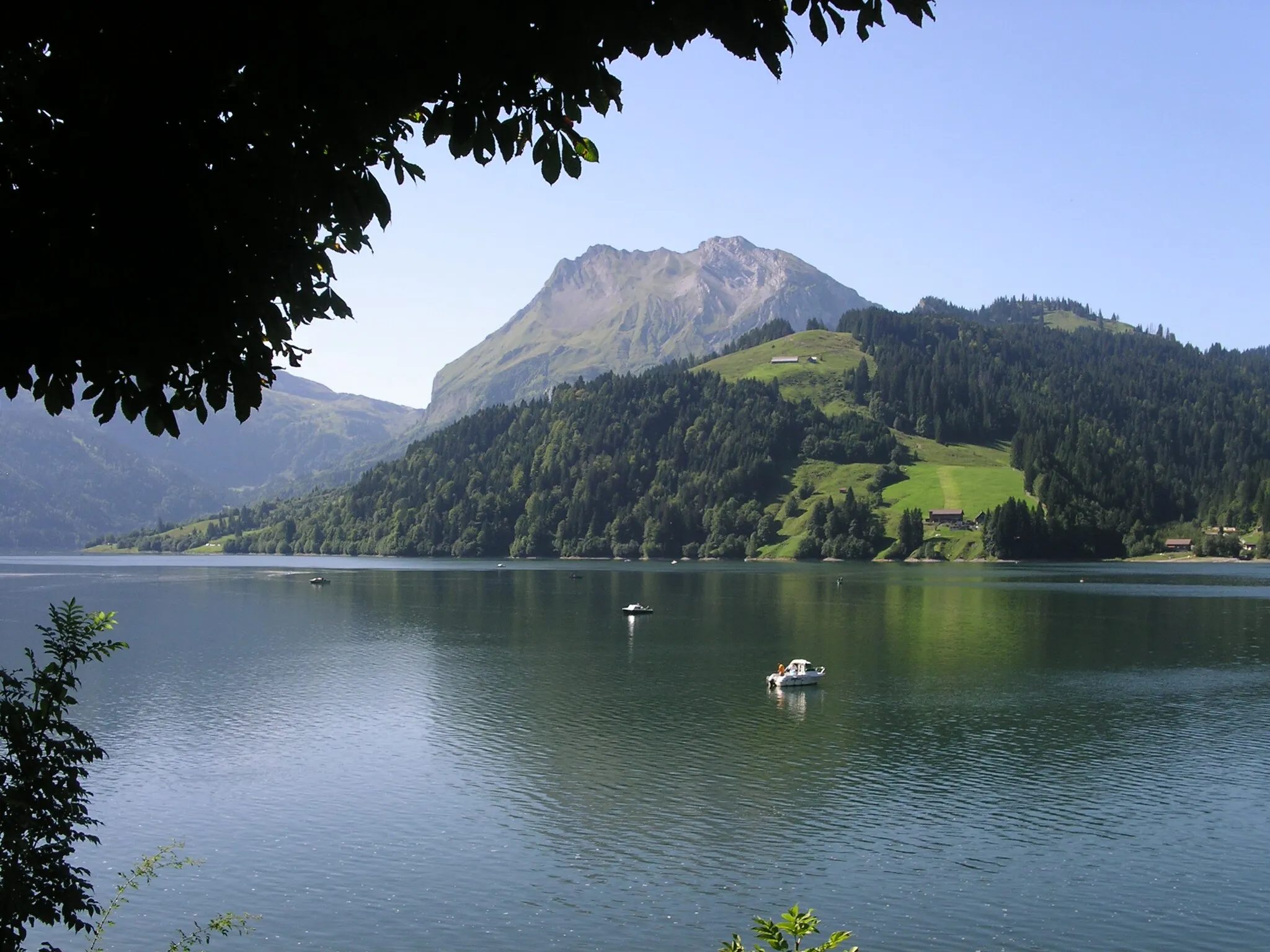 Photo showing: Wägitalersee (Innerthal SZ)