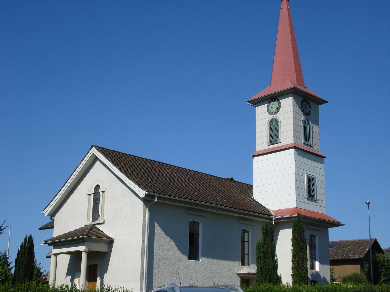 Photo showing: Kirche St. Vendelin in Holzhäusern bei Rotkreuz