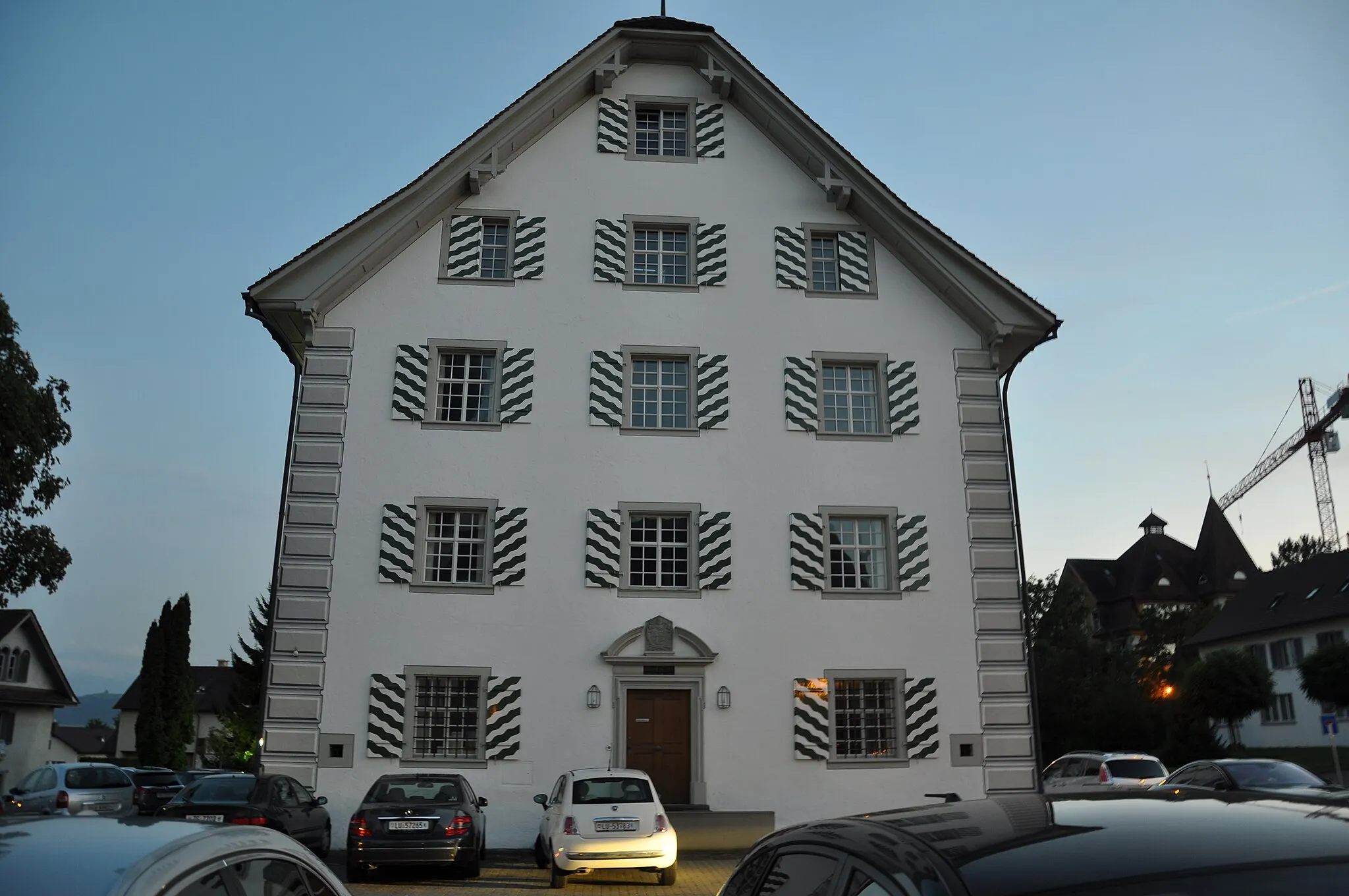 Photo showing: Sins: Gemeindehaus (ehemaliges Pfarrhaus)