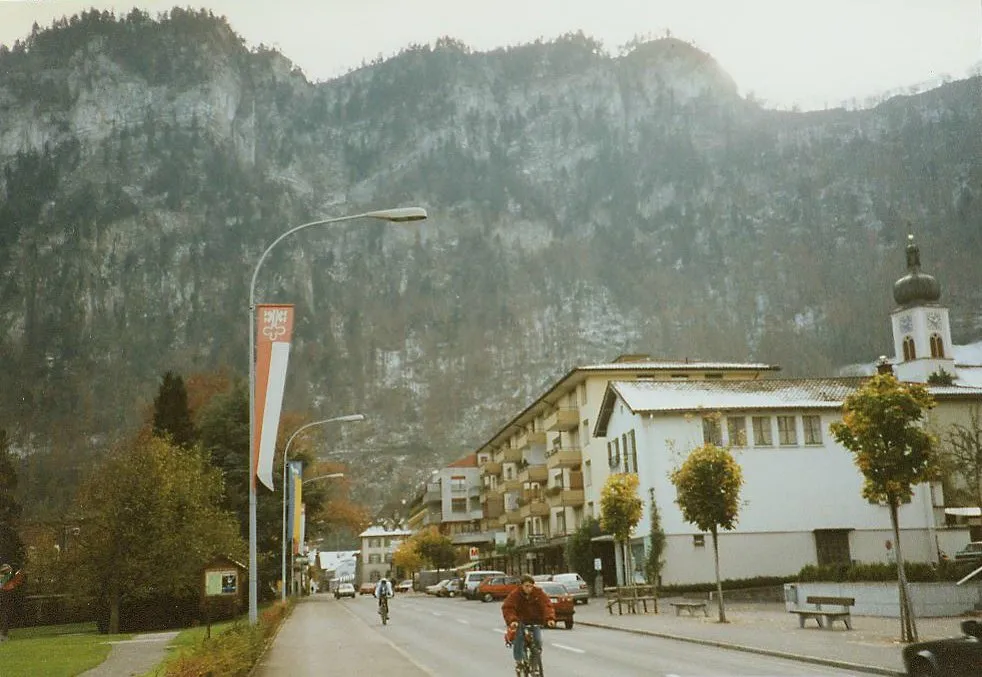 Photo showing: City square of Hergiswil, Switzerland