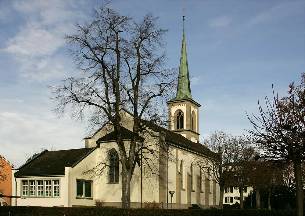 Photo showing: Die reformierte Kirche in Baar