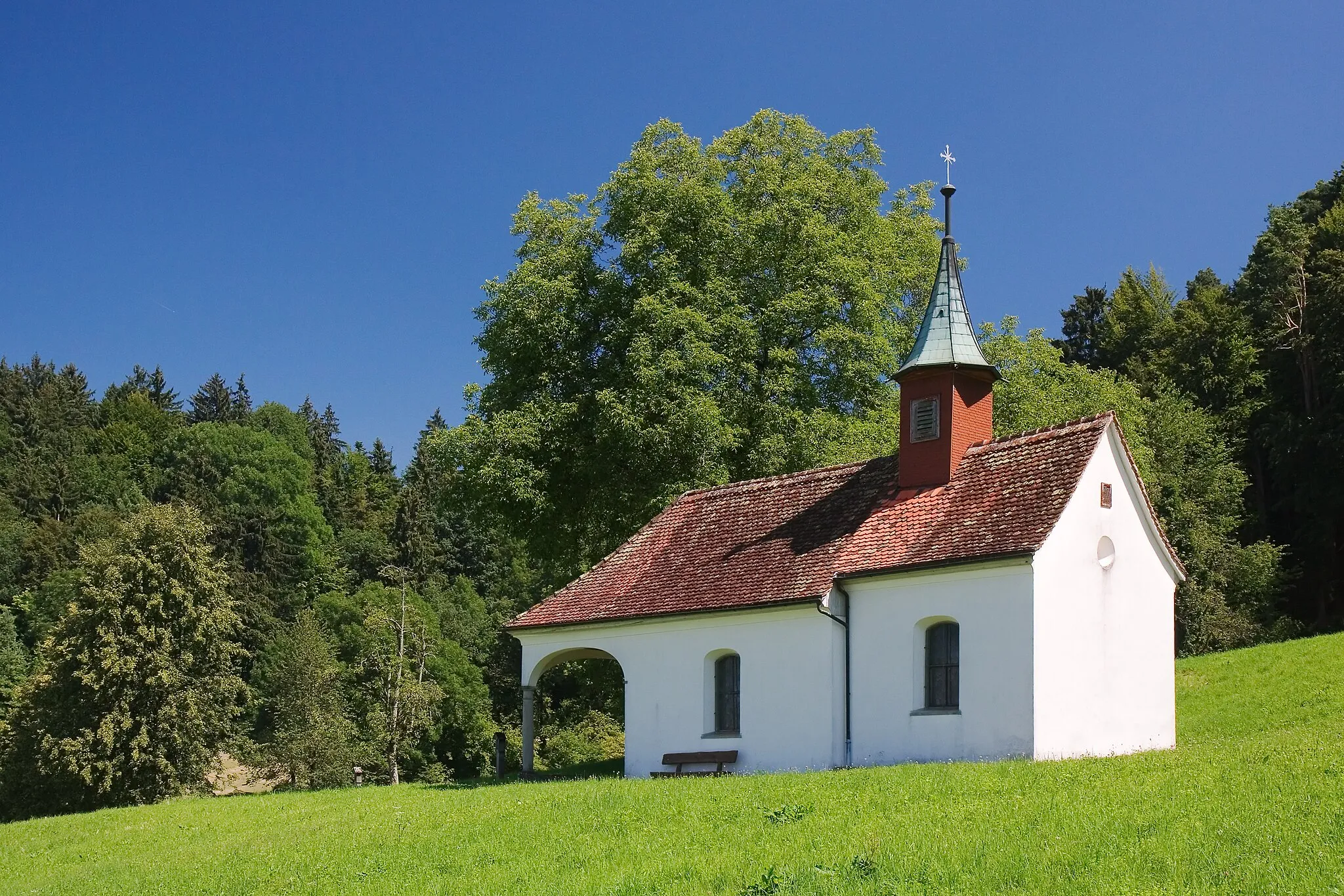 Photo showing: Die Heiligkreuzkapelle in Baar, Schweiz