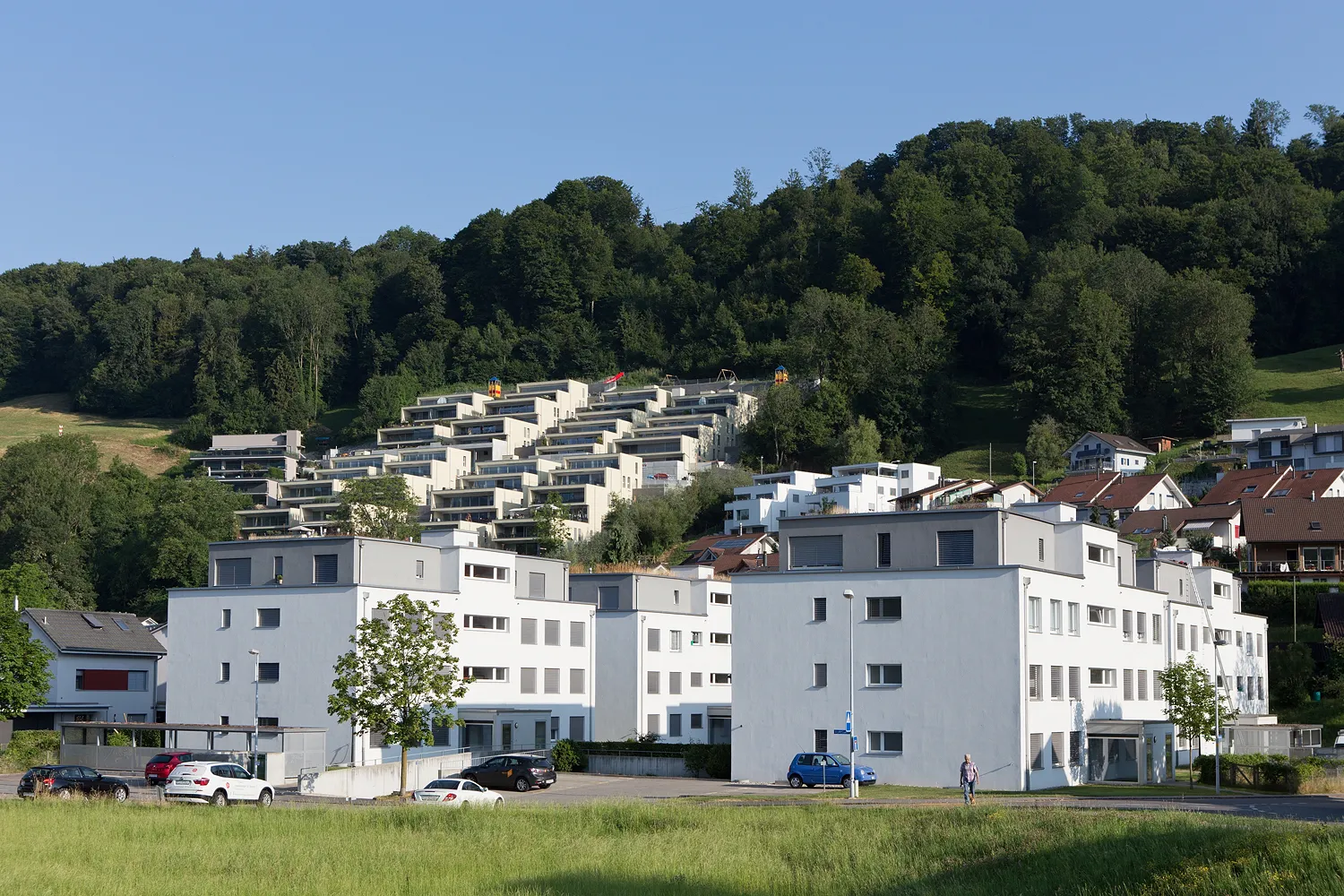 Photo showing: Terrassensiedlung Sonnenrain in Malters (LU)
