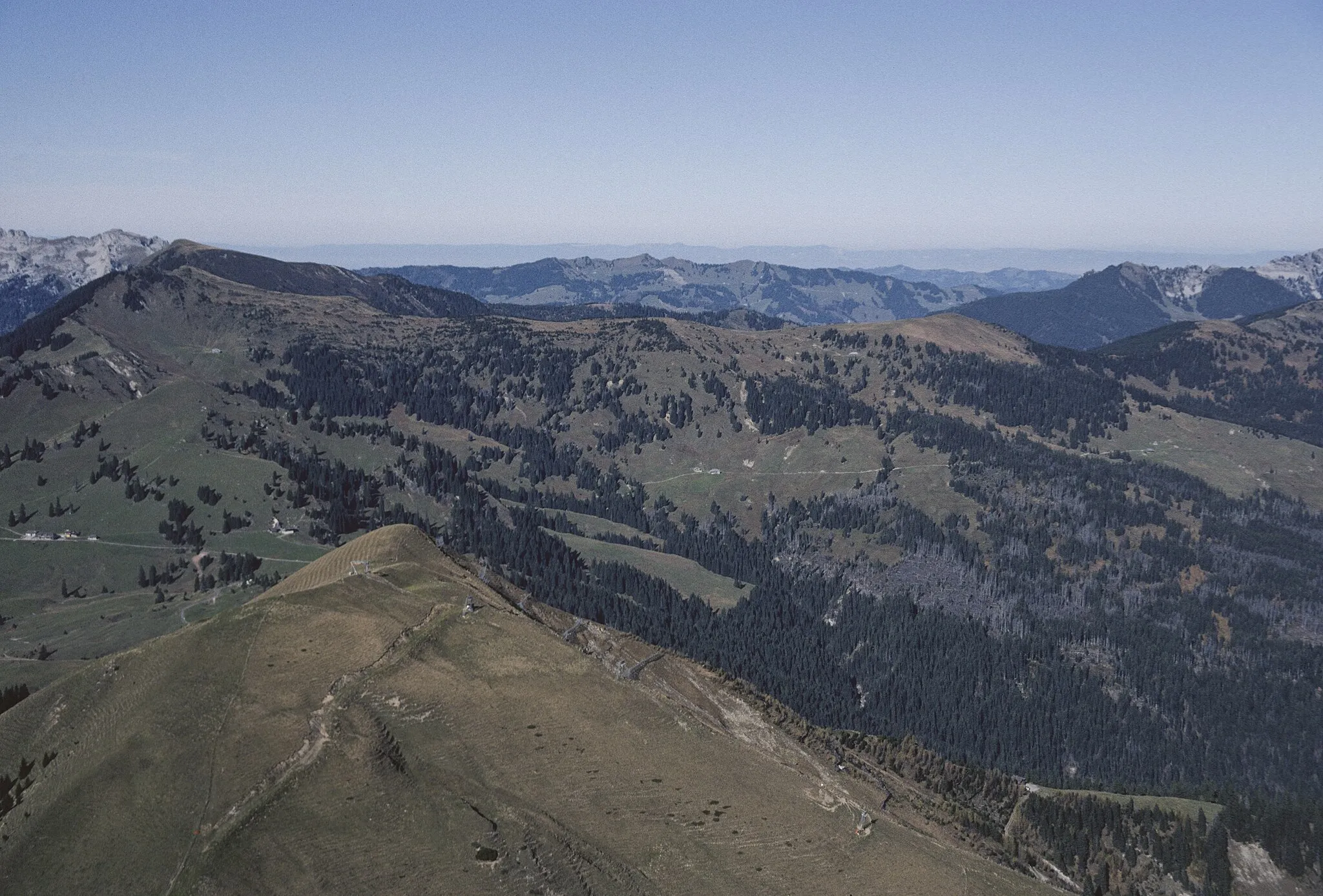Photo showing: Sattelpass, Giswil OW, Schweiz: Nünalpstock, Sattelpass, ab Schafnase
