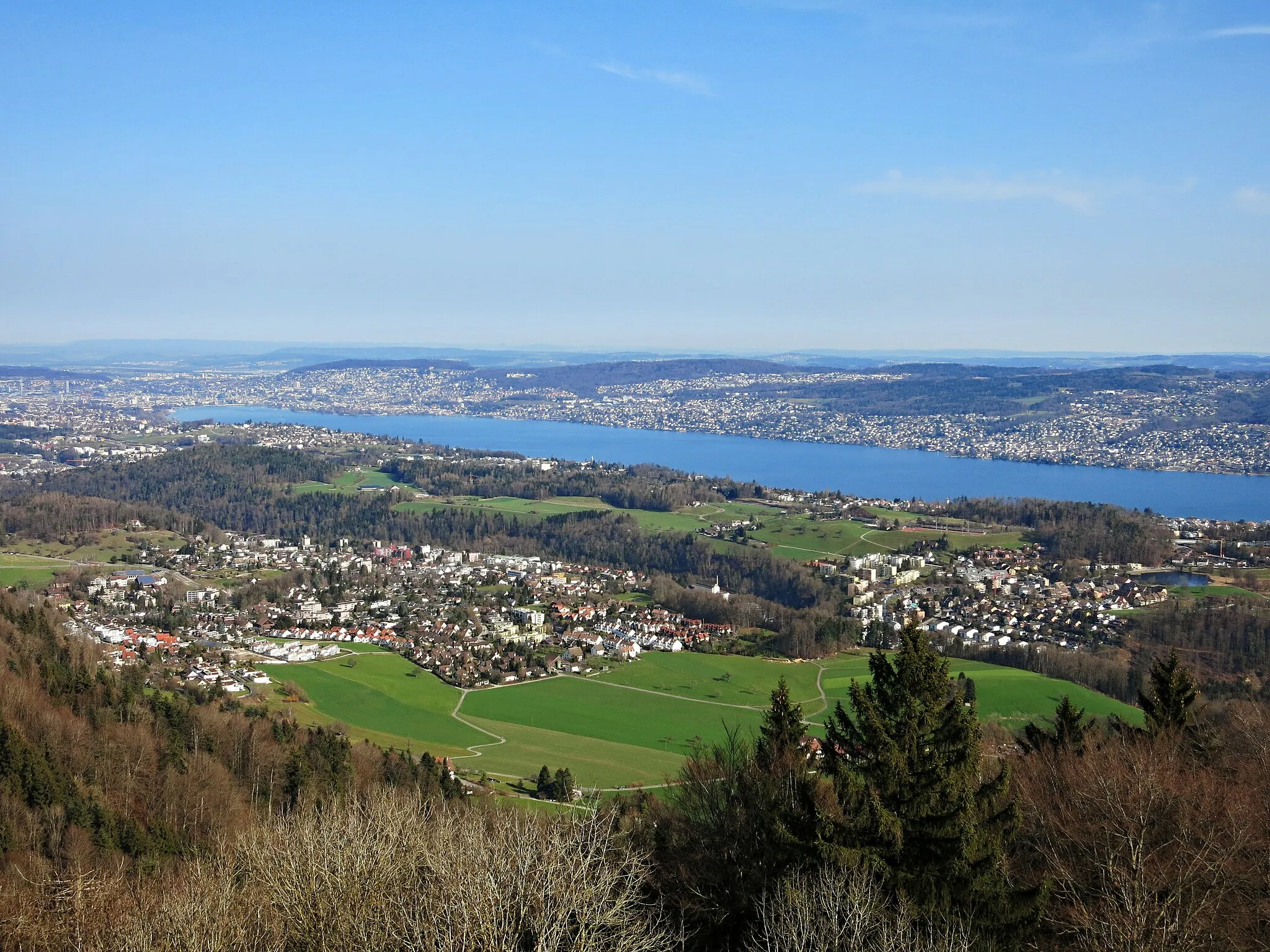 Photo showing: Albisturm, Blick Richtung Norden