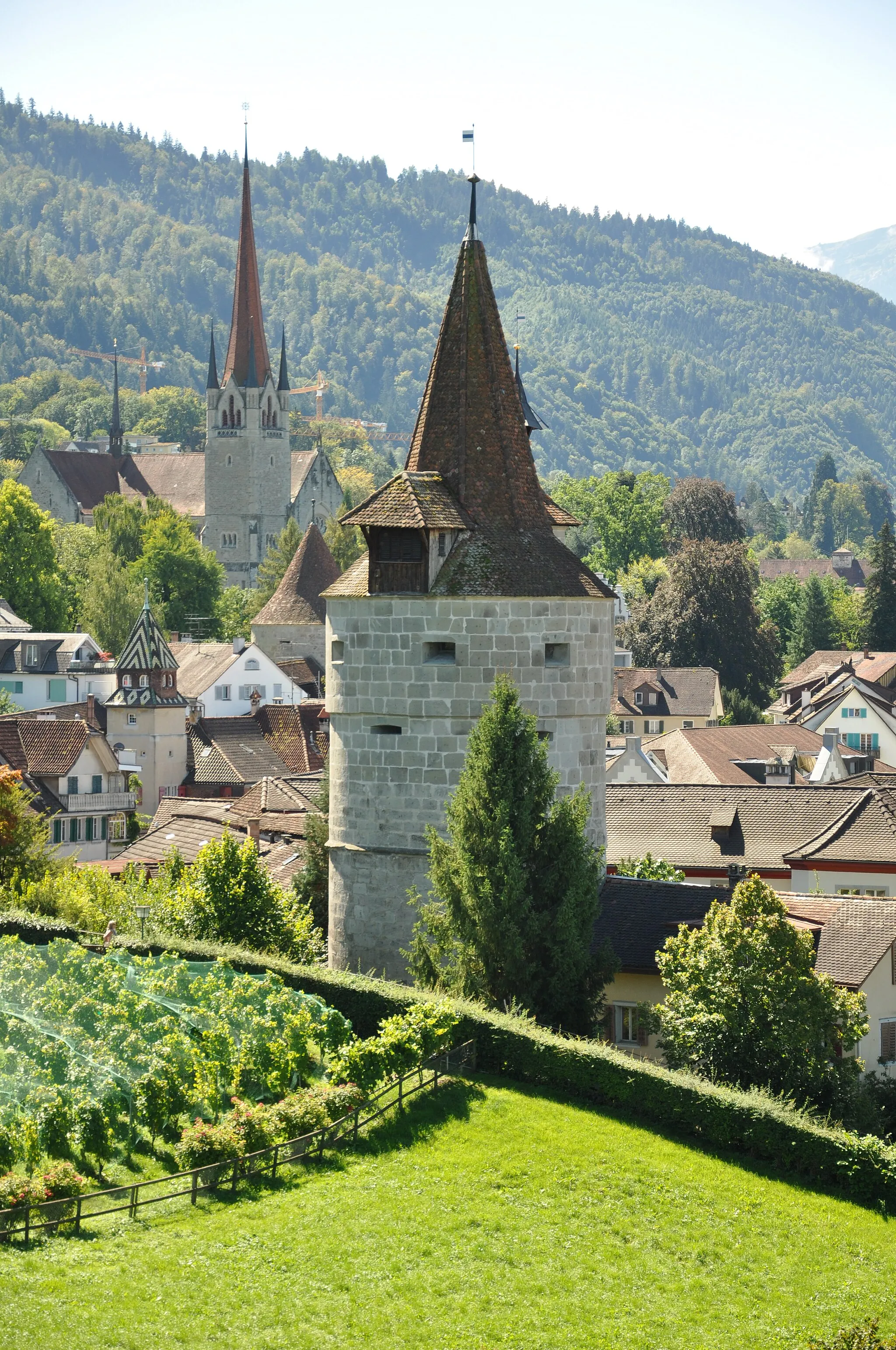 Photo showing: Kapuzinerturm